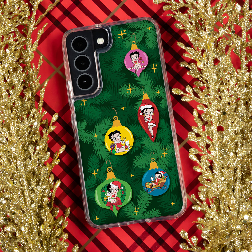 Betty Boop Happy Holidays HD Samsung Galaxy S22 Phone Case