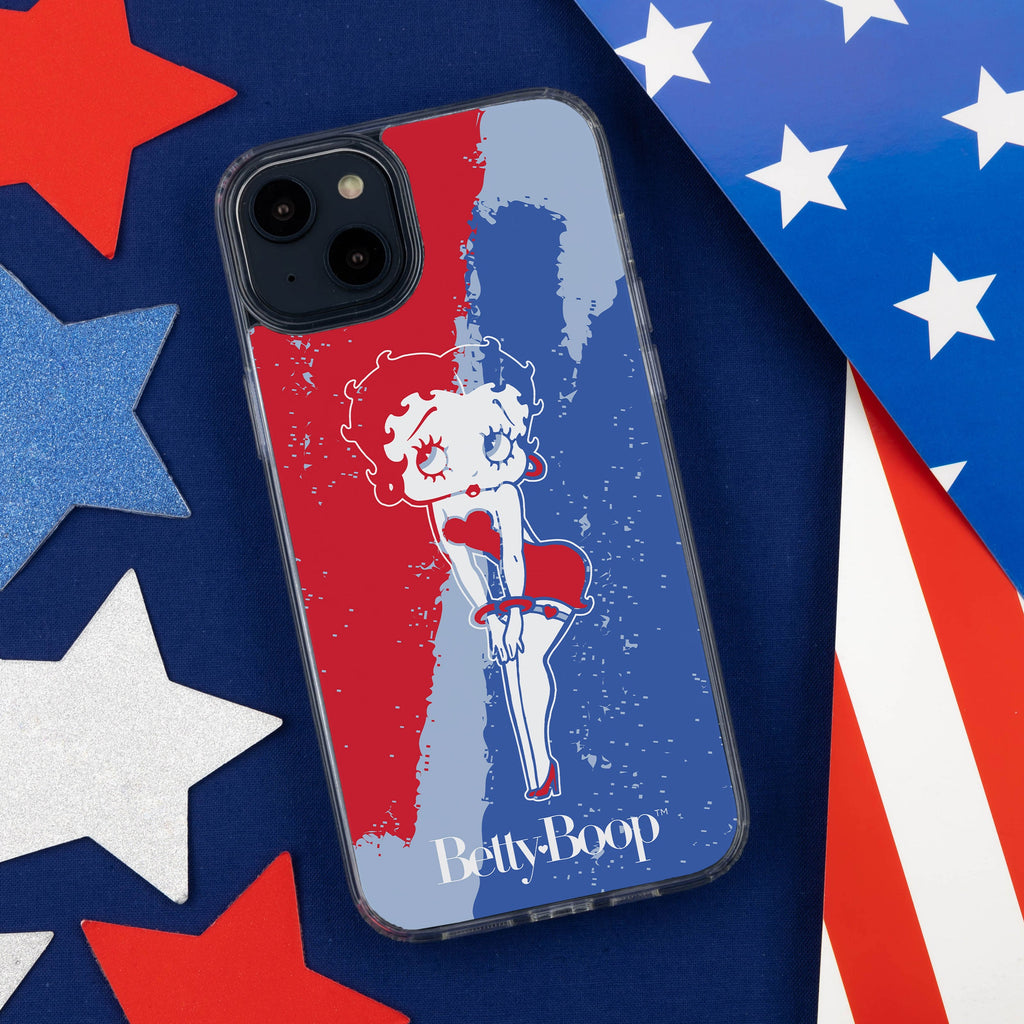 Betty Boop Red White & Boop HD Apple iPhone 12 Mag-Safe Phone Case