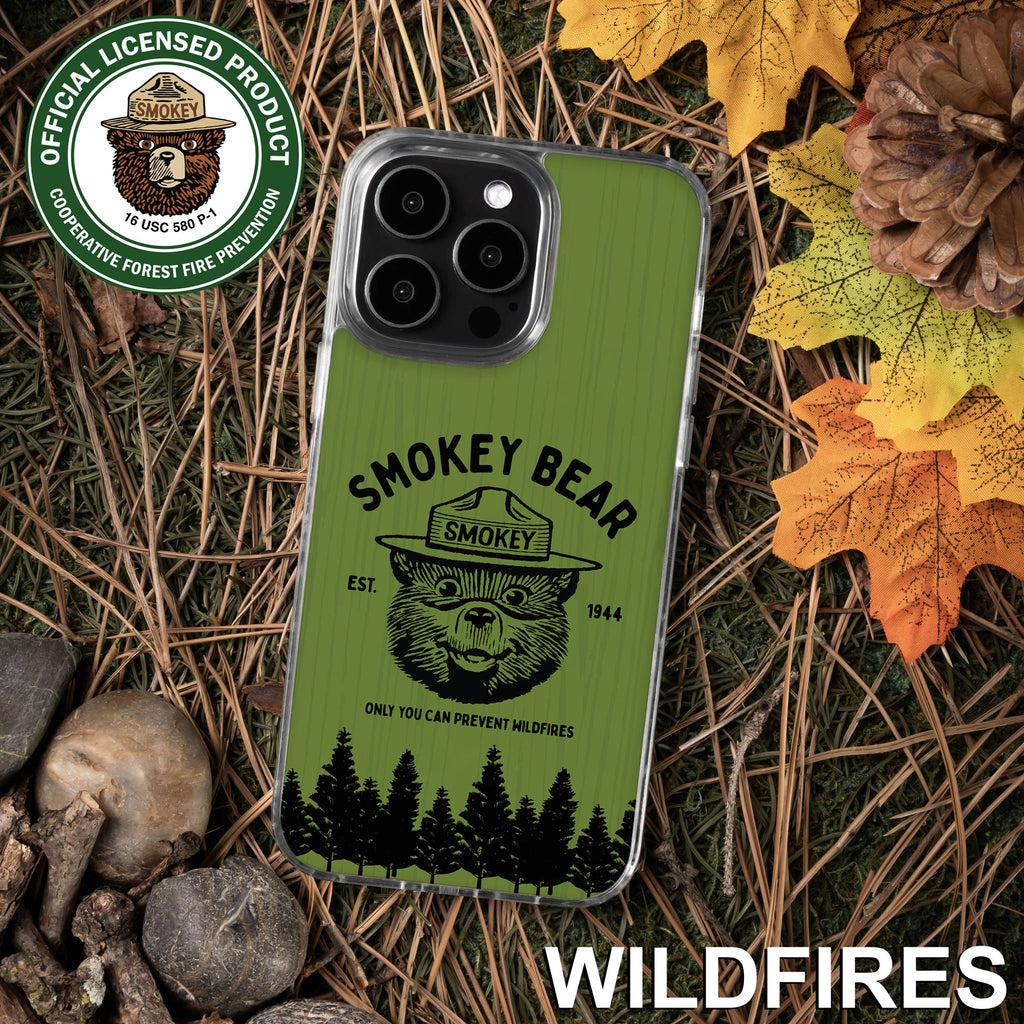 Smokey Bear Classic HD Apple iPhone 15 Series Mag-Safe Phone Case