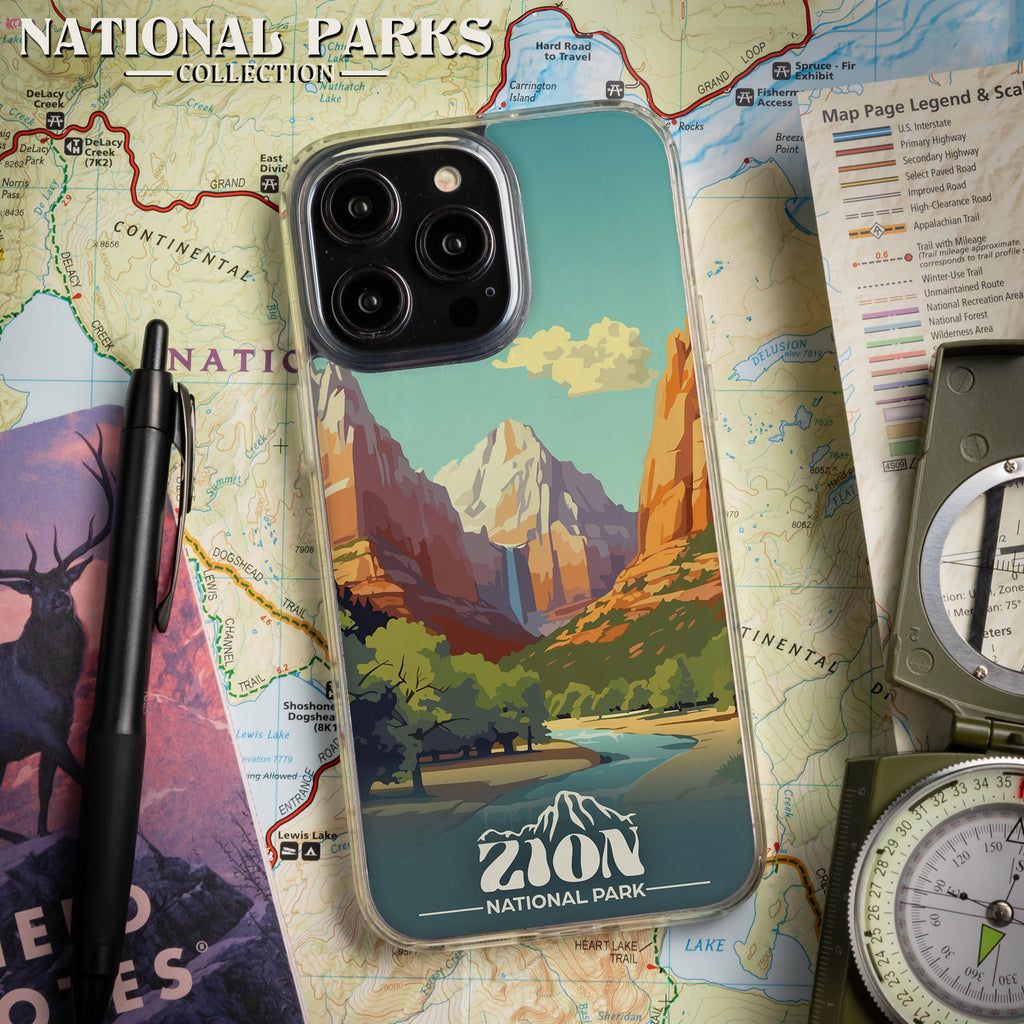 National Parks Zion HD Apple iPhone 16 Mag-Safe Phone Case
