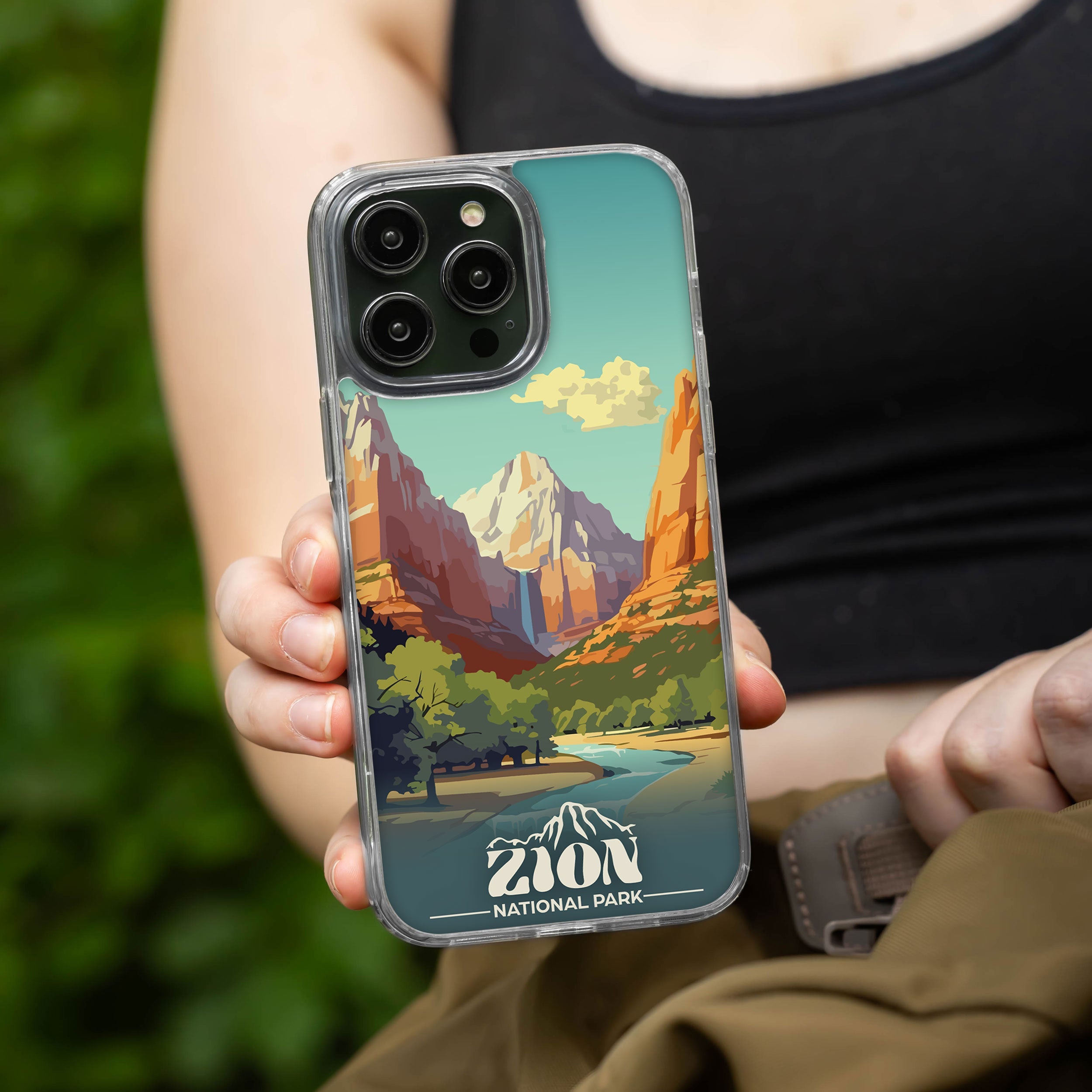 National Parks Zion HD Apple iPhone 16 Mag-Safe Phone Case
