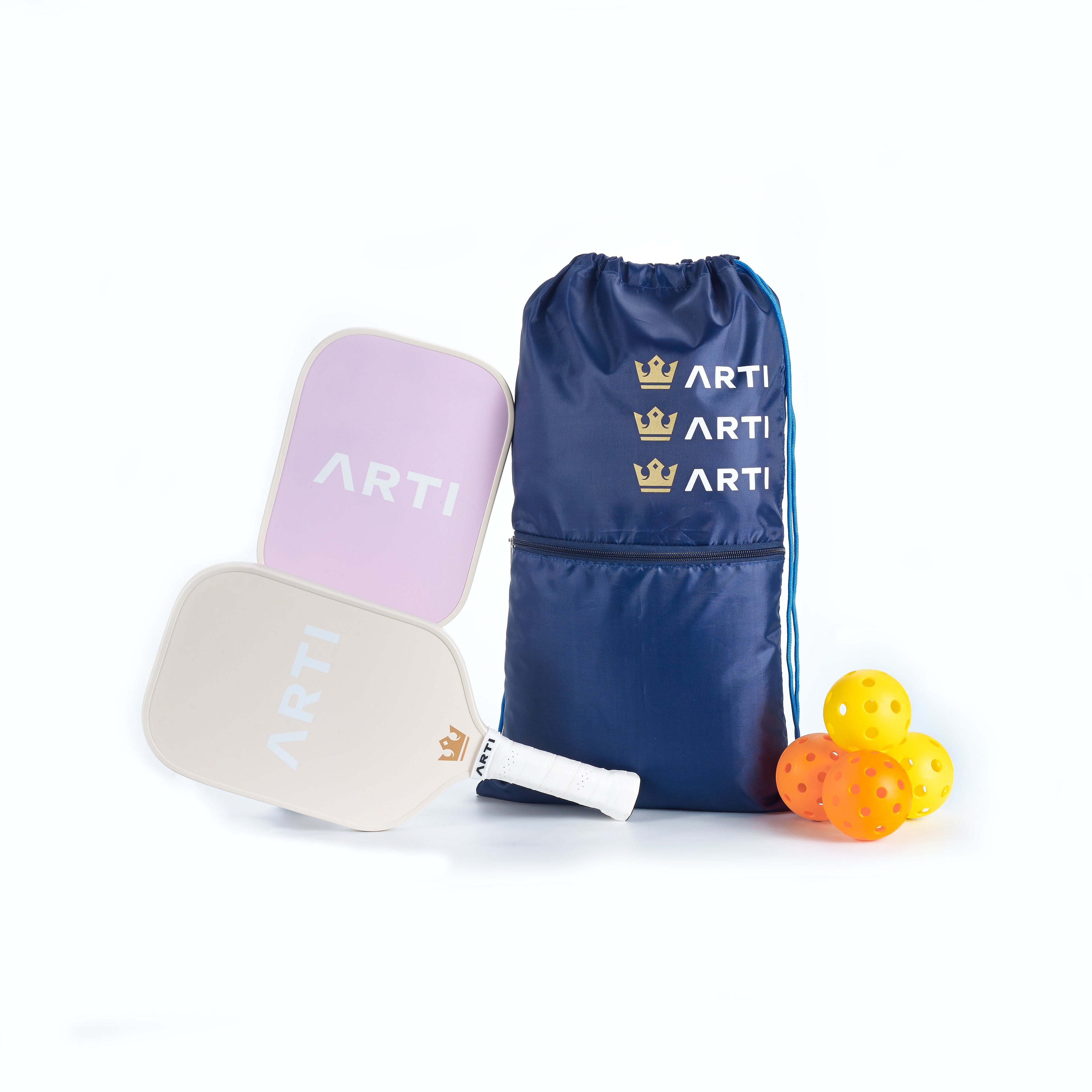 ARTI Fiberglass "Dogs & Giraffes" Pickleball Paddle Set