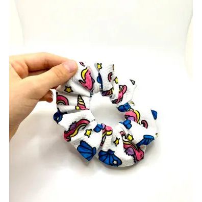 Mini Seahorse Summer Bullet Scrunchie