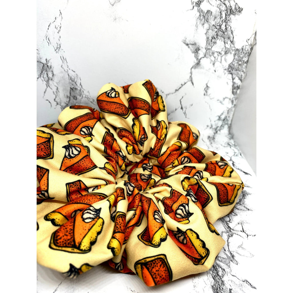 Pumpkin Pie Thanksgiving Scrunchie