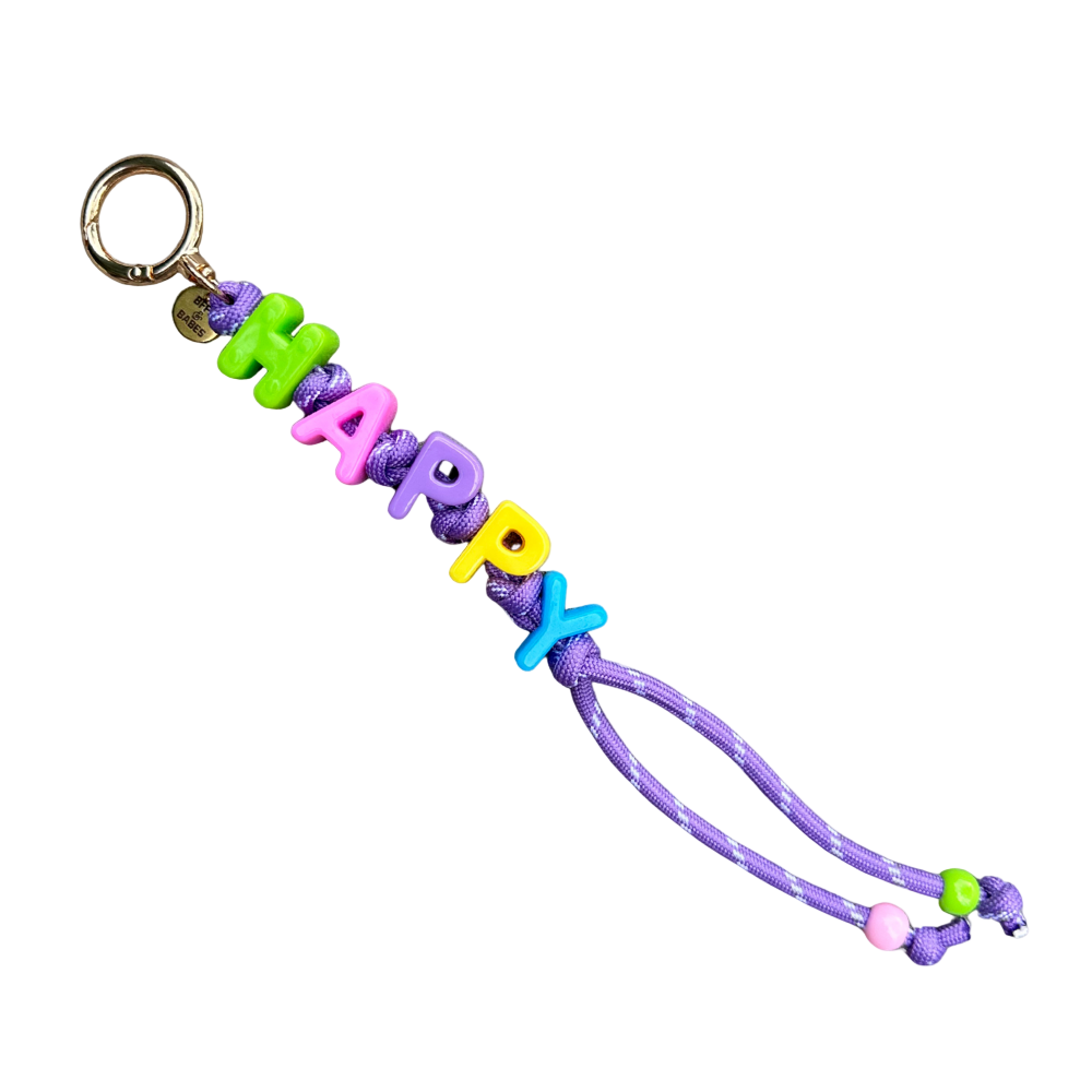 HAPPY ♡ bag charm