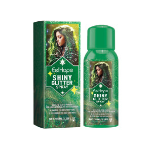 Color Brightening Glitter Spray, Party Hair Body Spray Shimmer Highlight Brightening Glitter Spray
