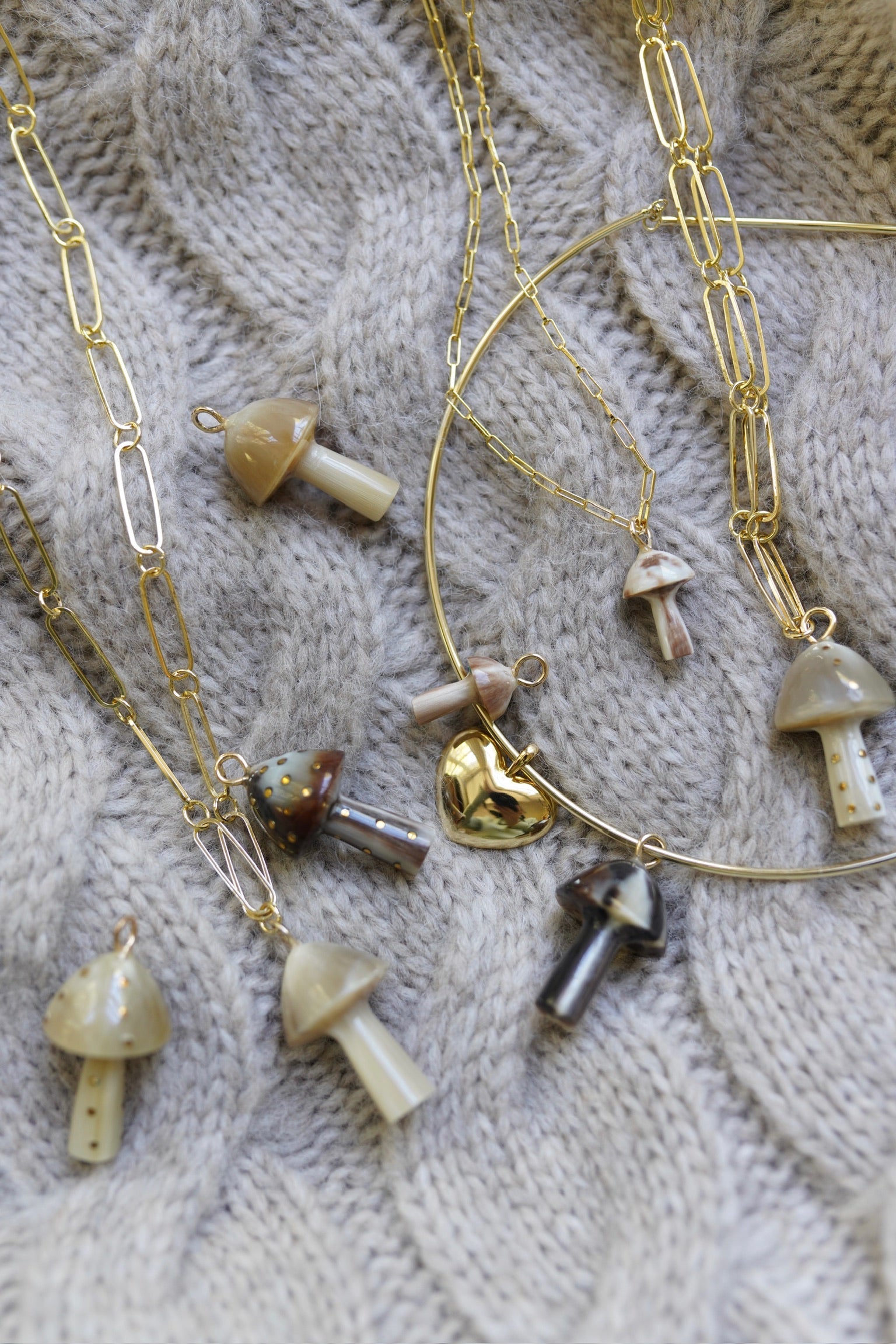 Mushroom Dark Horn Charm