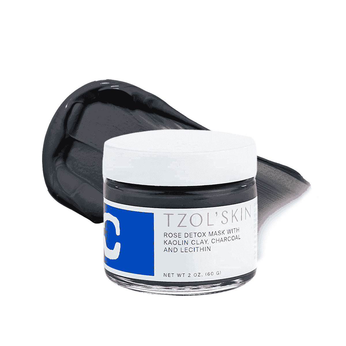 Rose Detox Mask with Kaolin Clay, Charcoal, & Lecithin