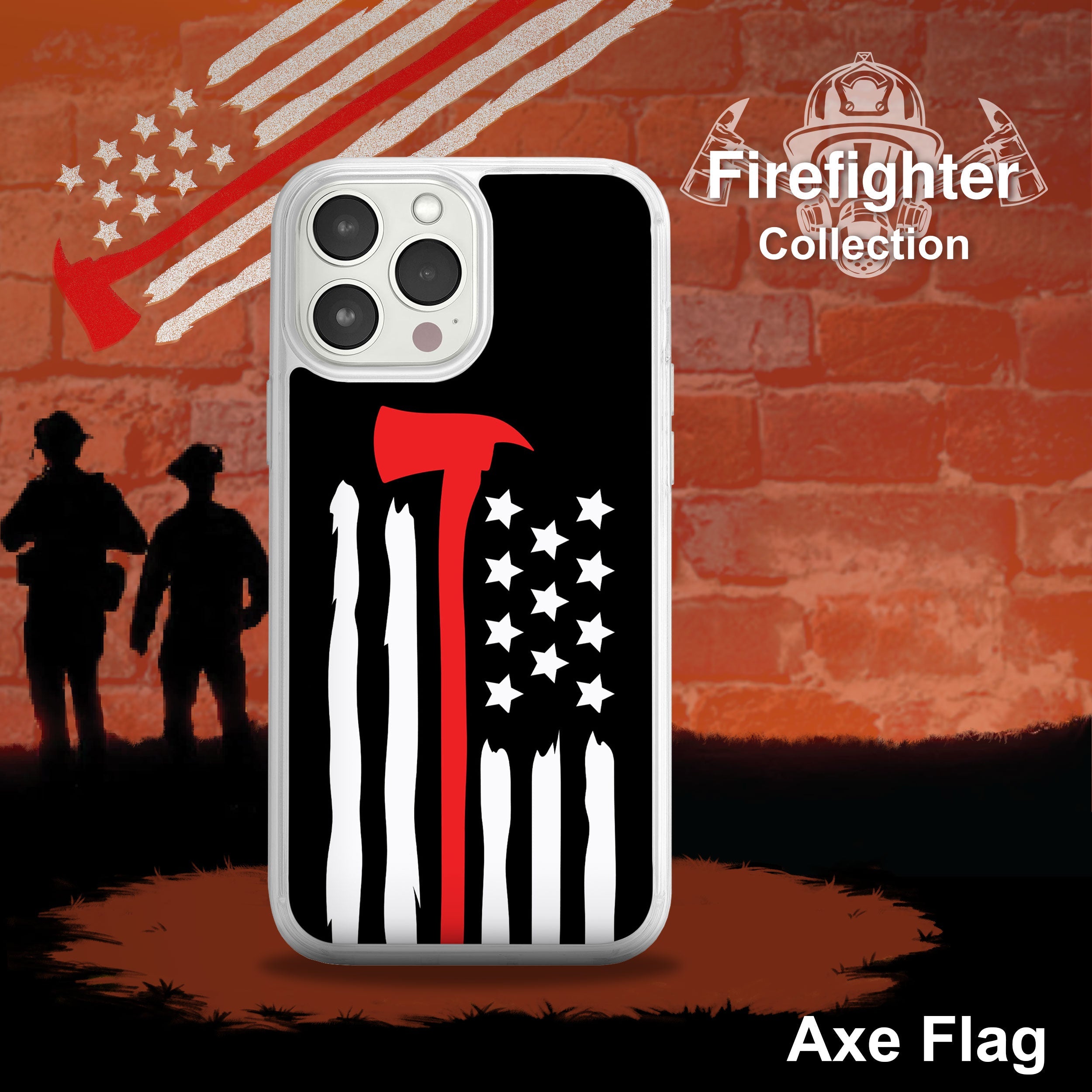 Firefighter HD Apple iPhone 11/XR Phone Case