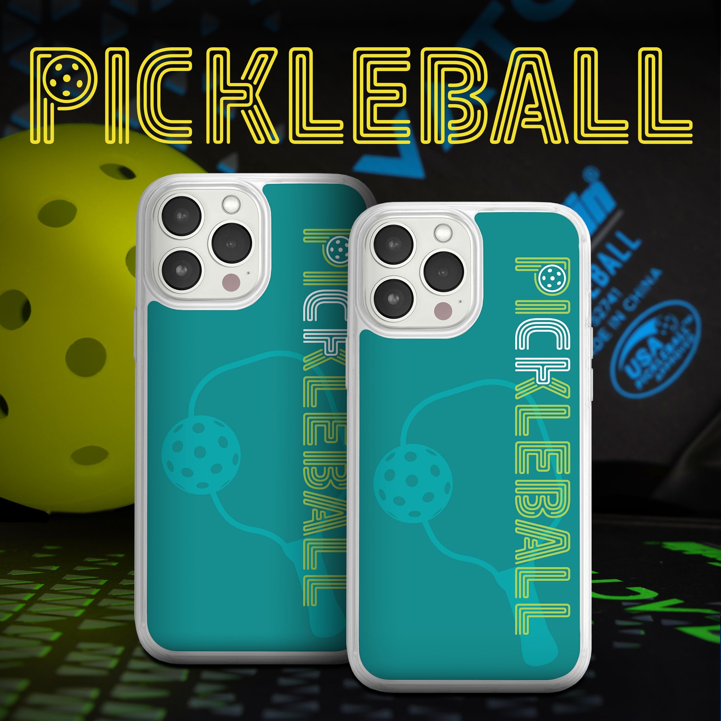 Pickleball HD Apple iPhone 13 Series Mag-Safe Phone Case
