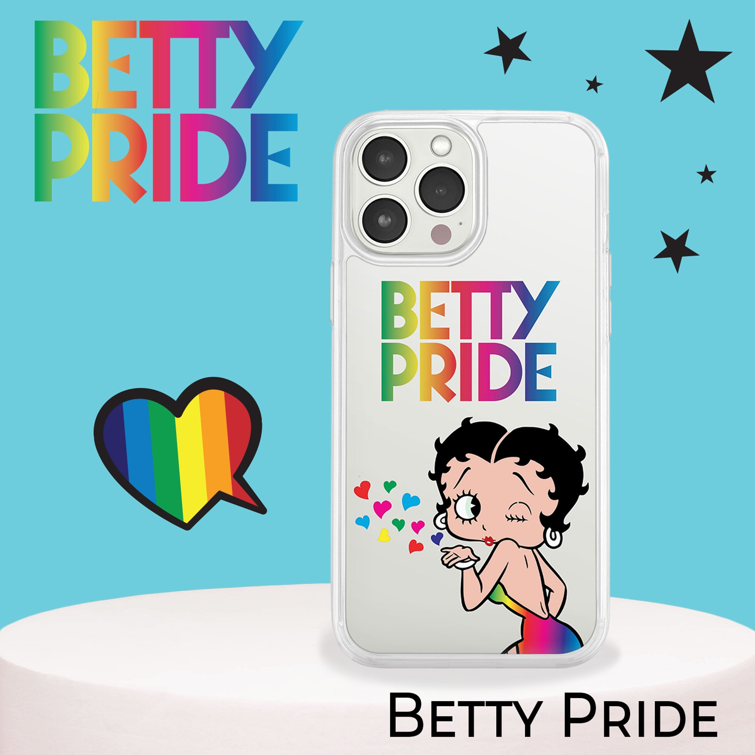 Betty Boop Pride HD Apple iPhone 16 Mag-Safe Phone Case