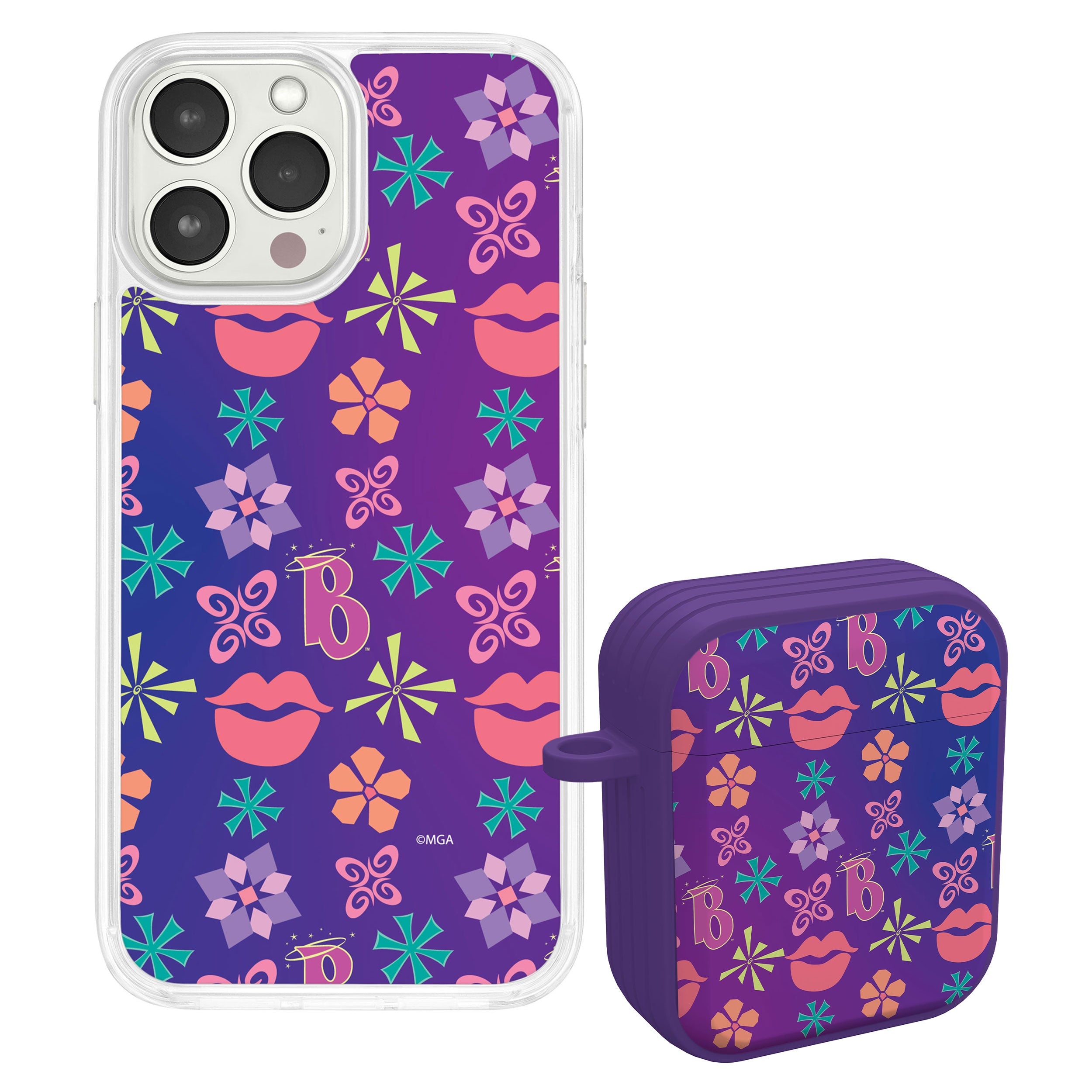 Bratz® Classic HD Apple iPhone 12 Mag-Safe Phone Case and AirPods All Gen 1 & 2 Combo Package