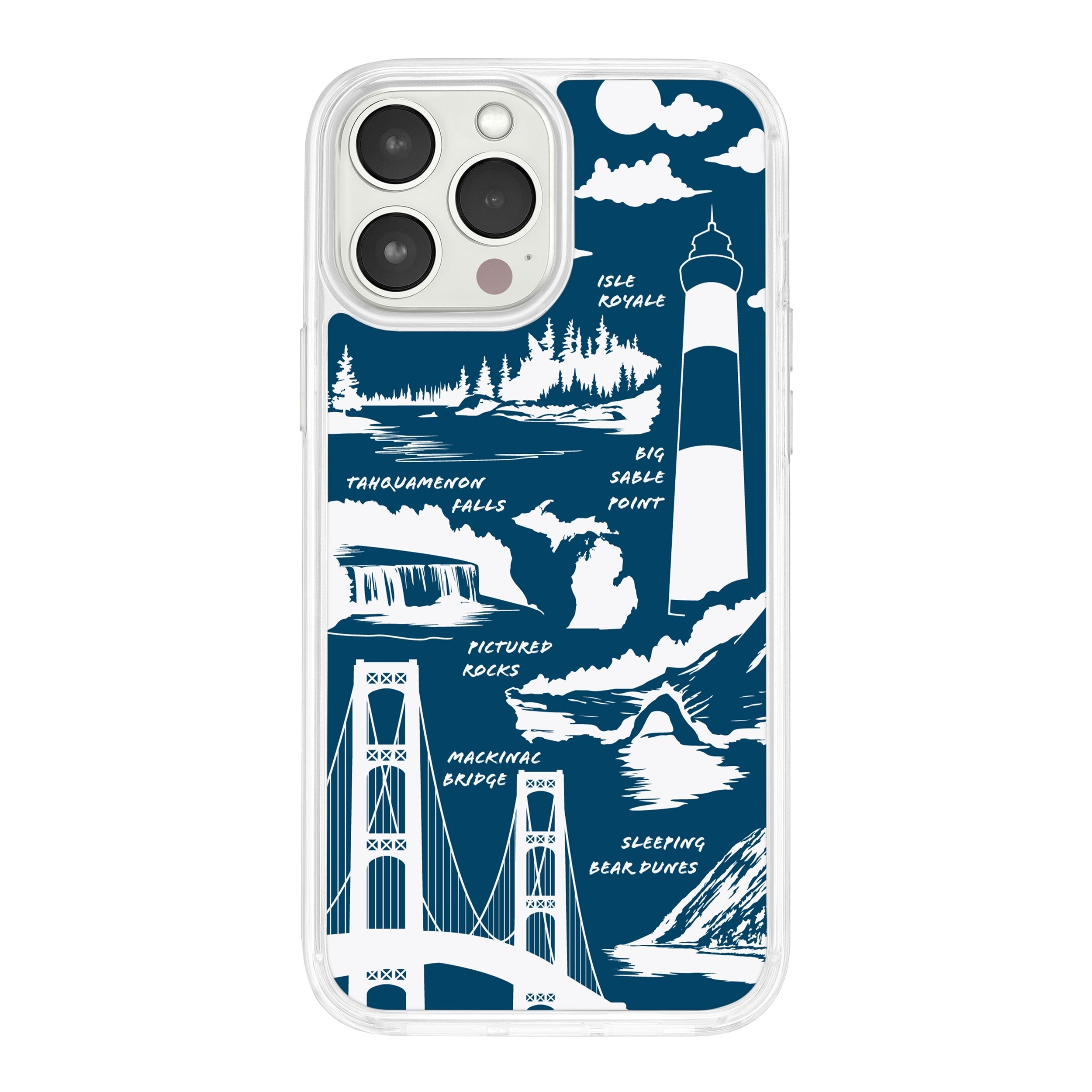 Michigan HD Apple iPhone 15 Series Mag-Safe Phone Case