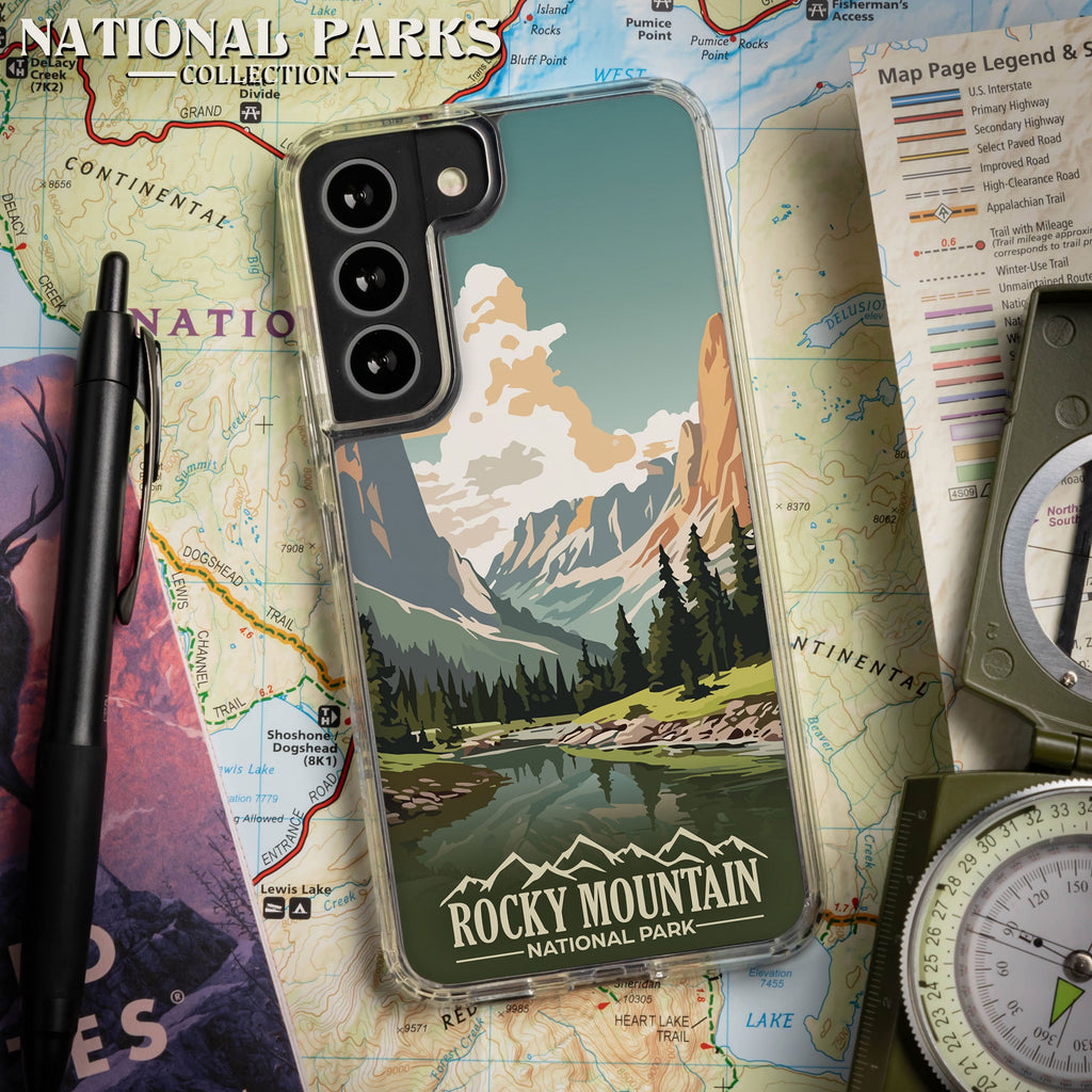 National Parks Rocky Mountain HD Samsung Galaxy S22 Phone Case