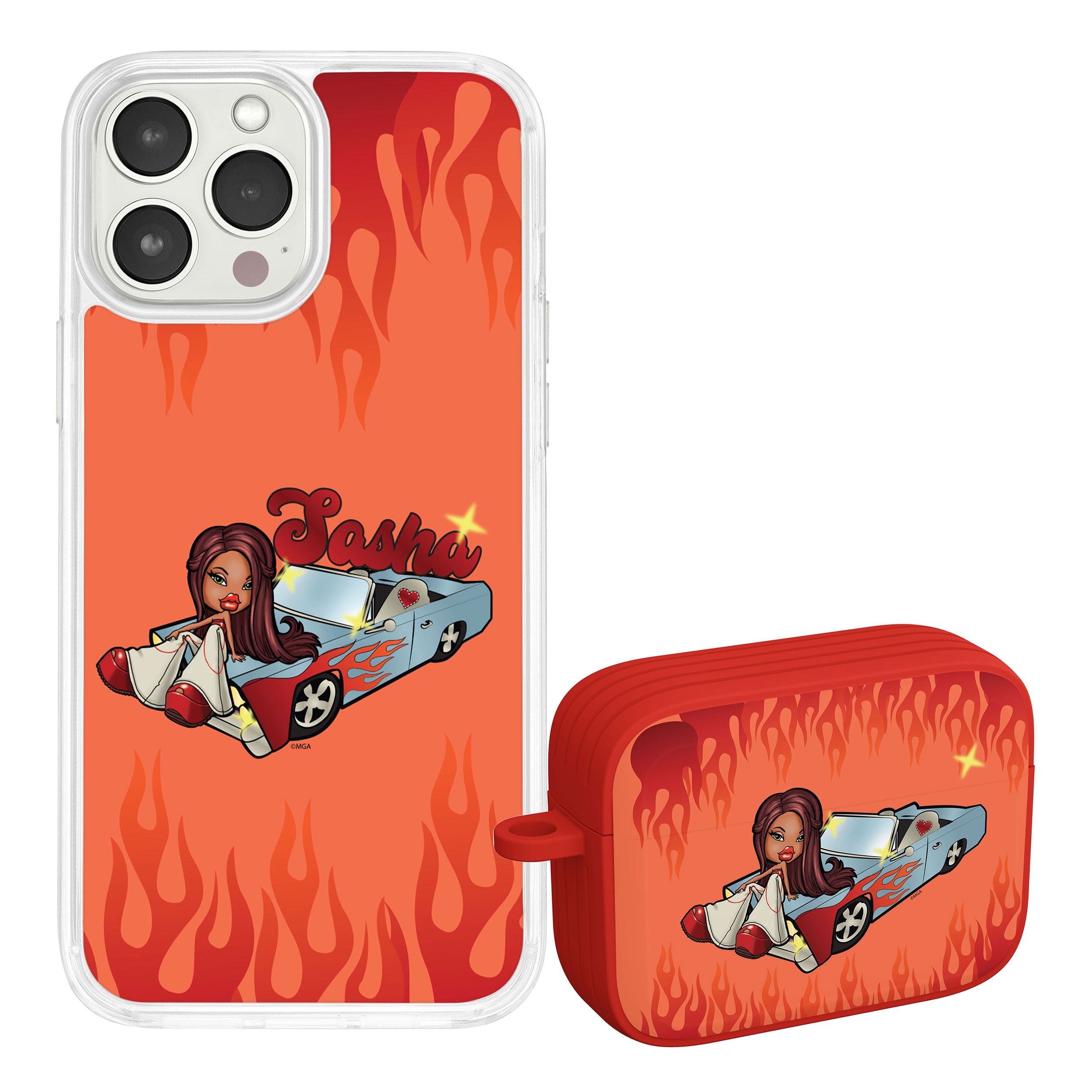 Bratz® Passion For Fashion HD Apple iPhone 14 Mag-Safe Phone Case and AirPods Pro Combo Package