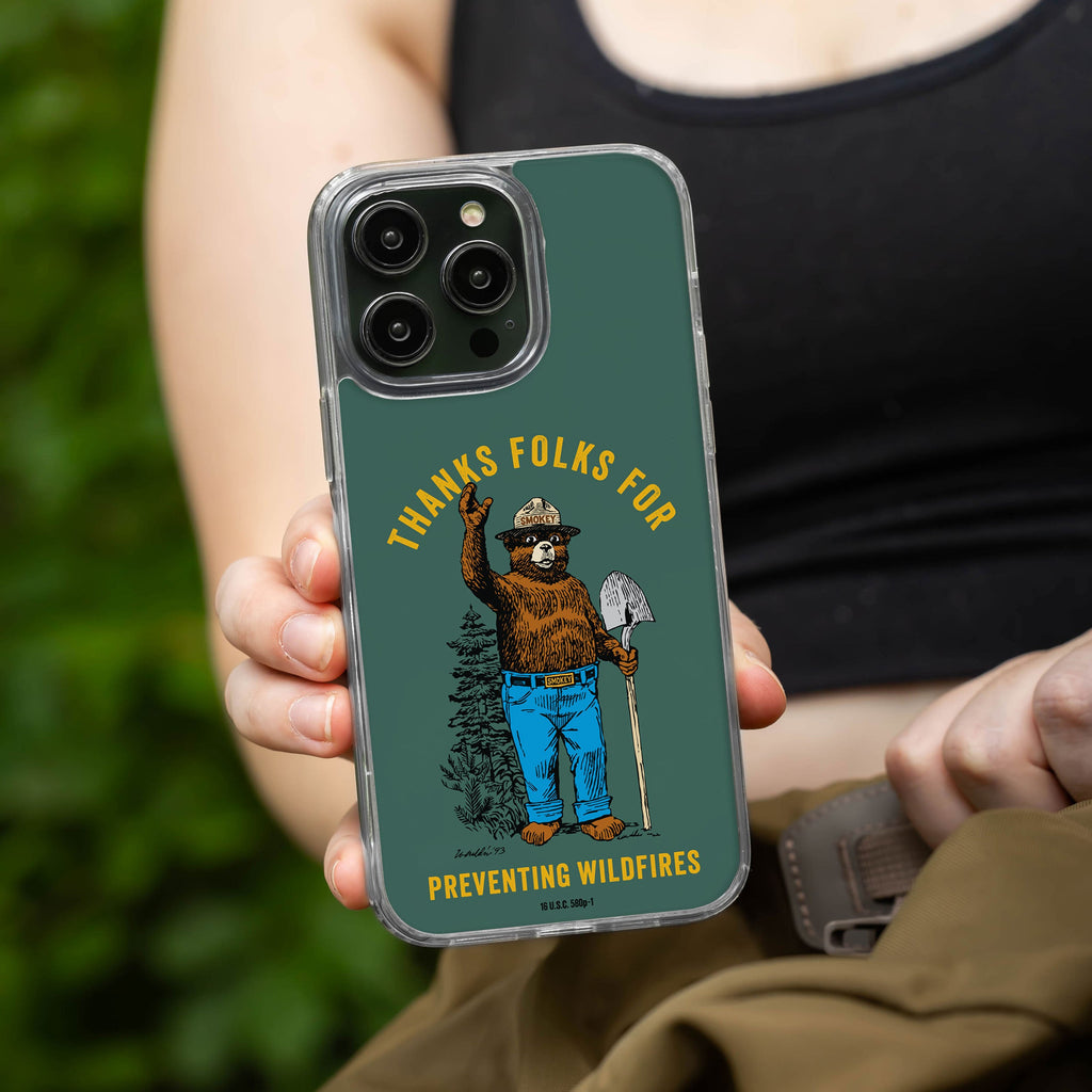 Smokey Bear Classic HD Apple iPhone 15 Series Mag-Safe Phone Case