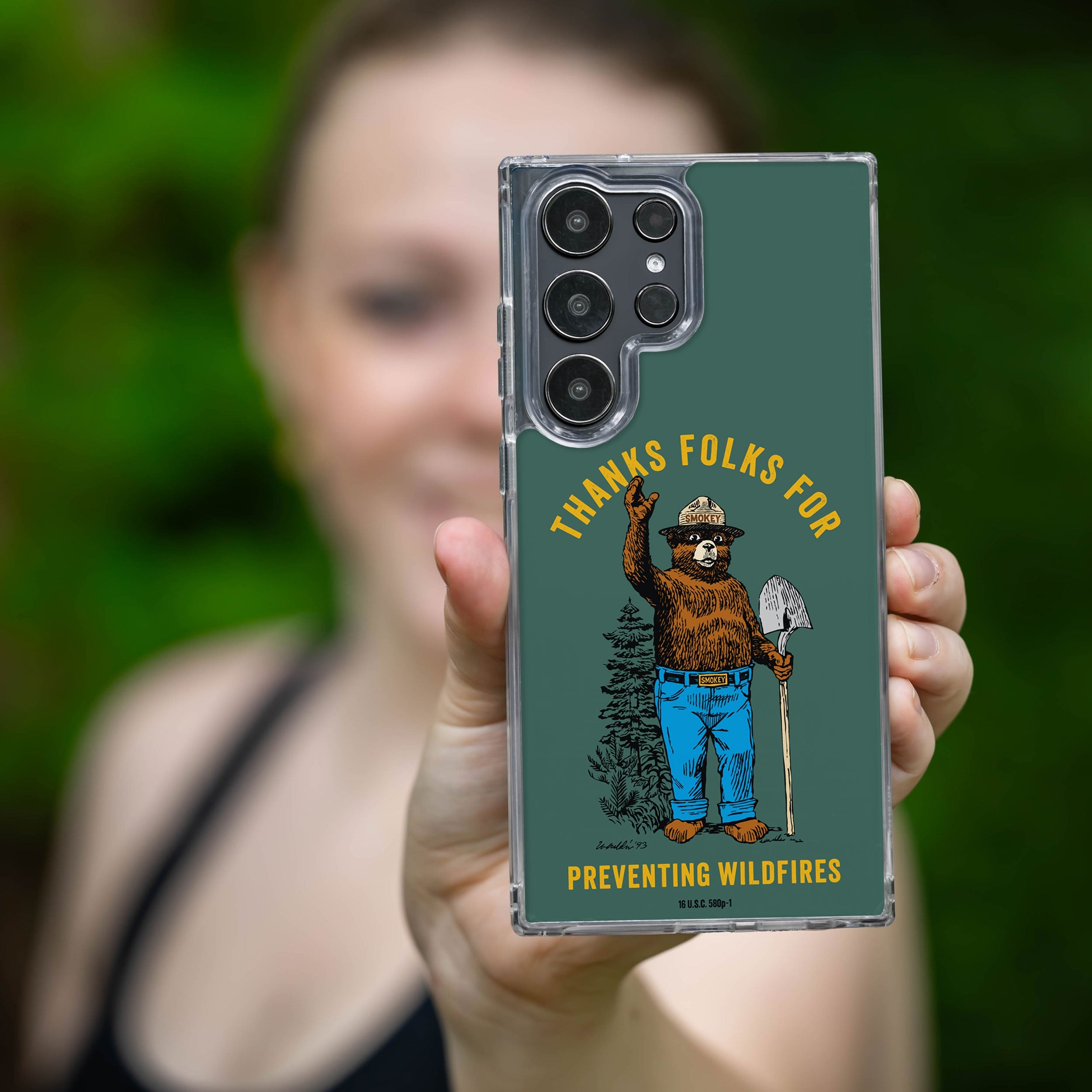 Smokey Bear Classic HD Samsung Galaxy S23 Phone Case