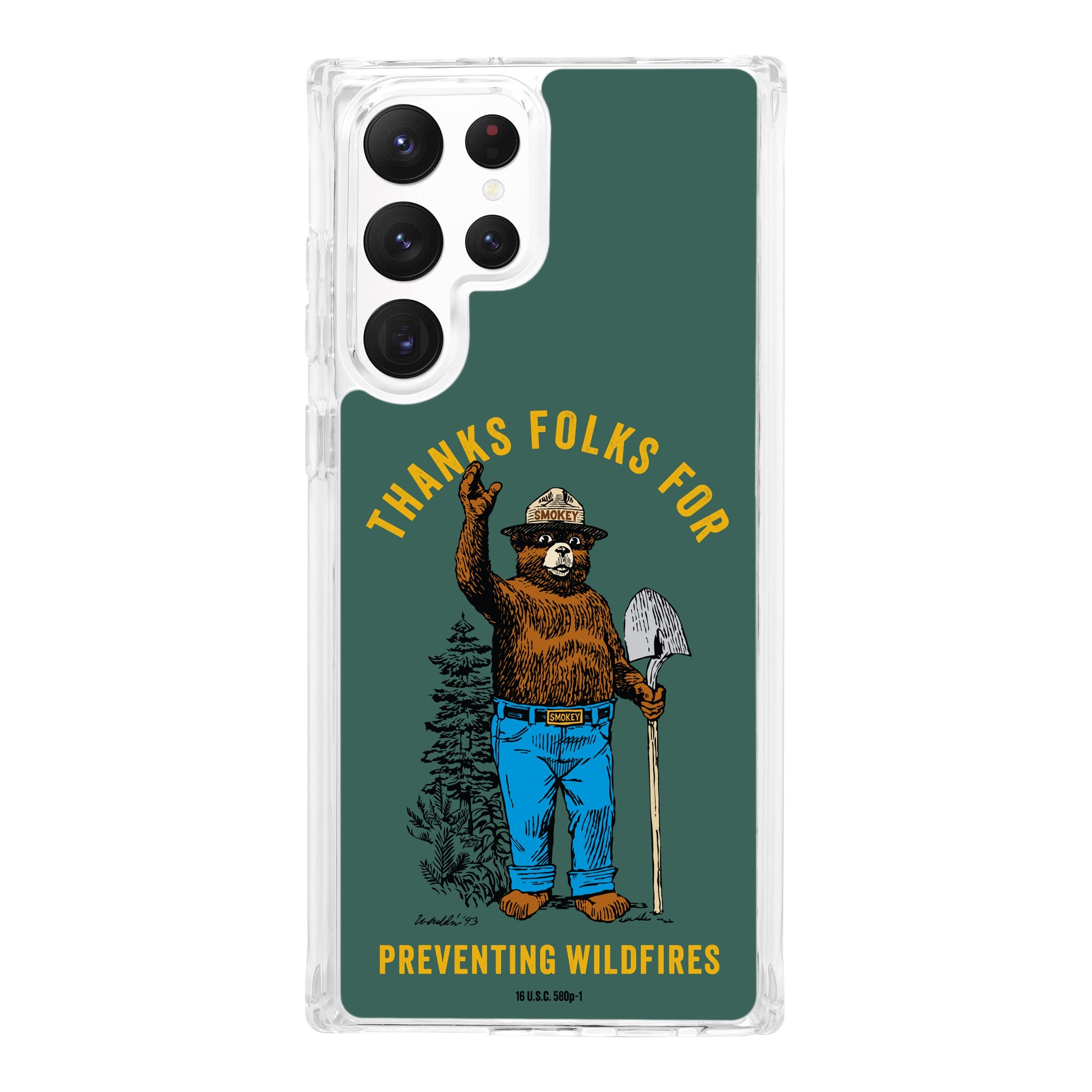 Smokey Bear Classic HD Samsung Galaxy S23 Phone Case