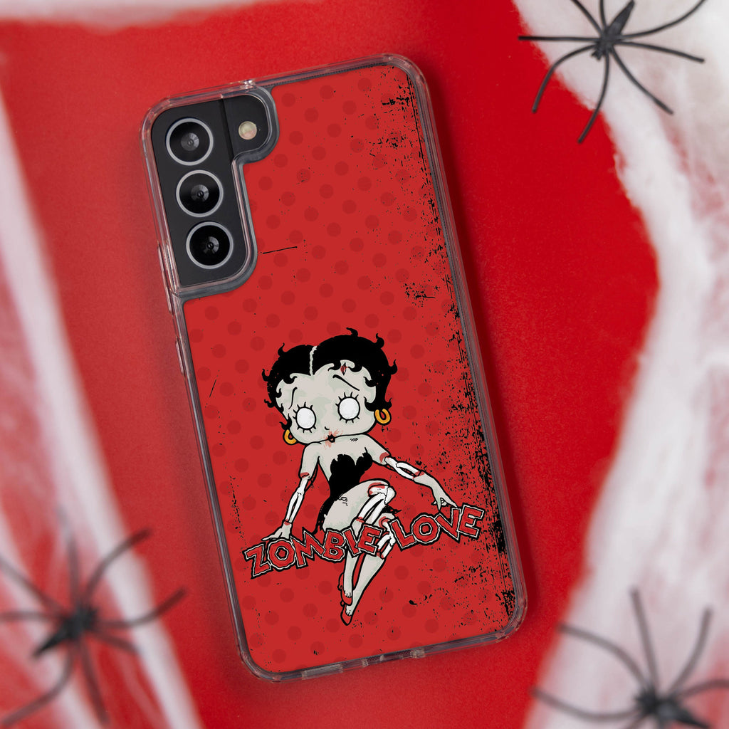 Betty Boop Zombie Love HD Samsung Galaxy S24 Phone Case