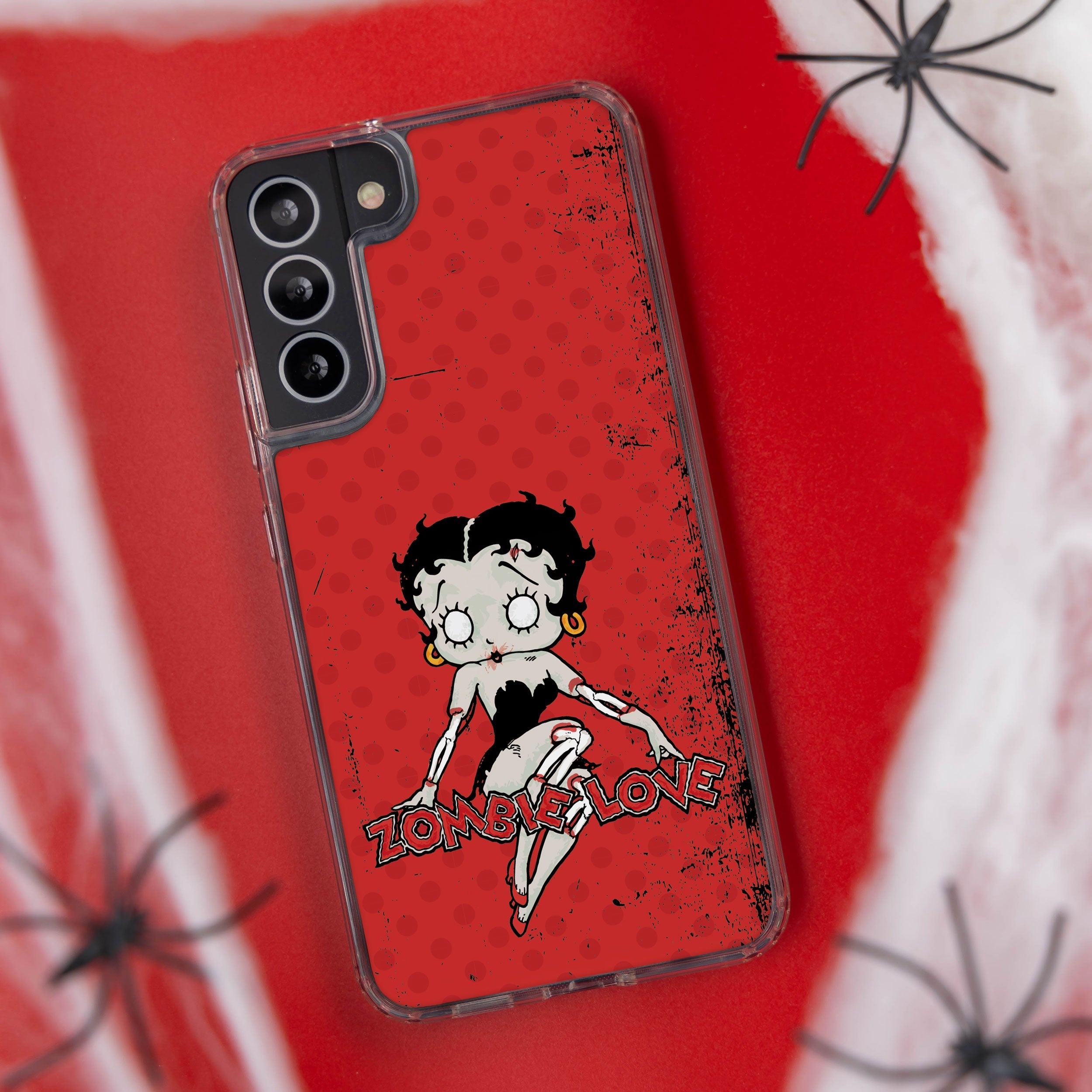 Betty Boop Zombie Love HD Samsung Galaxy S24 Phone Case