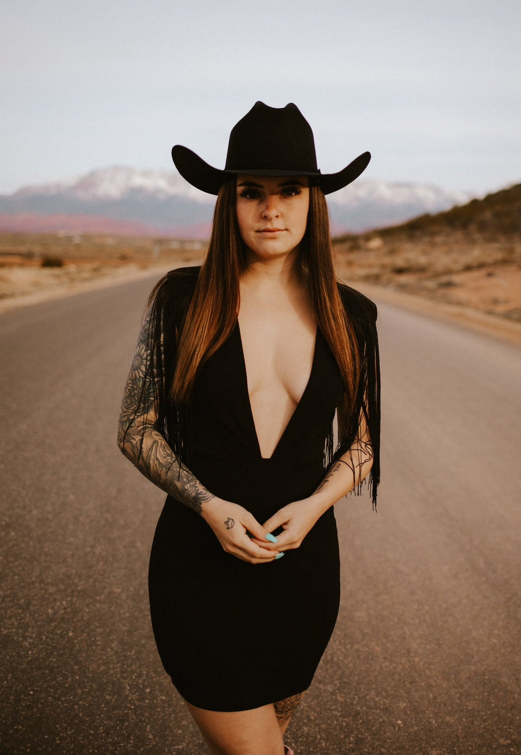 Dallas' Fringe - Mini Dress