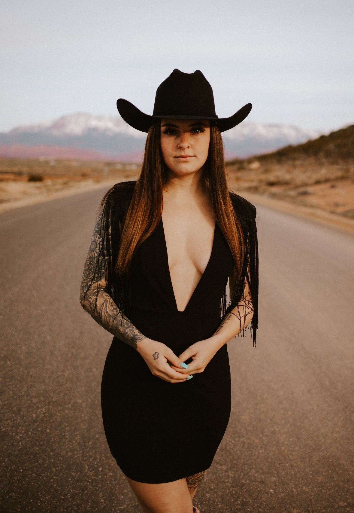 Dallas' Fringe - Mini Dress