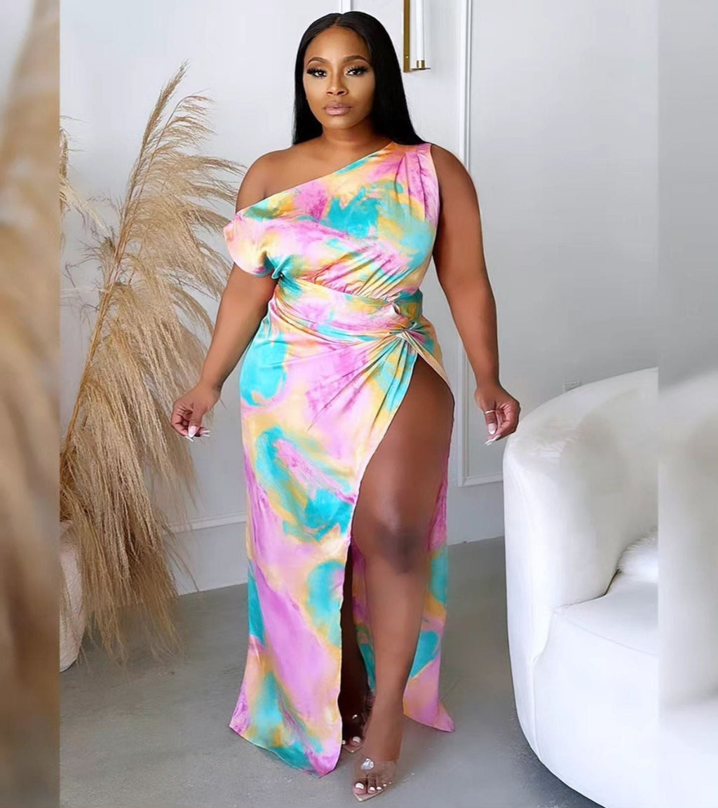 Aura Off Shoulder Maxi Dress