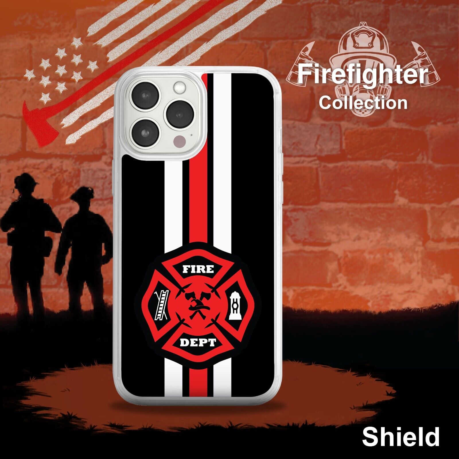 Firefighter HD Apple iPhone 16 Mag-Safe Phone Case