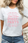 Little Miss Pissy Pants Ornamental Graphic Tee T-Shirt
