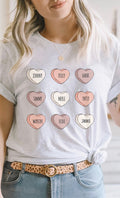 Sweet Hearts Country Singer Graphic Tee