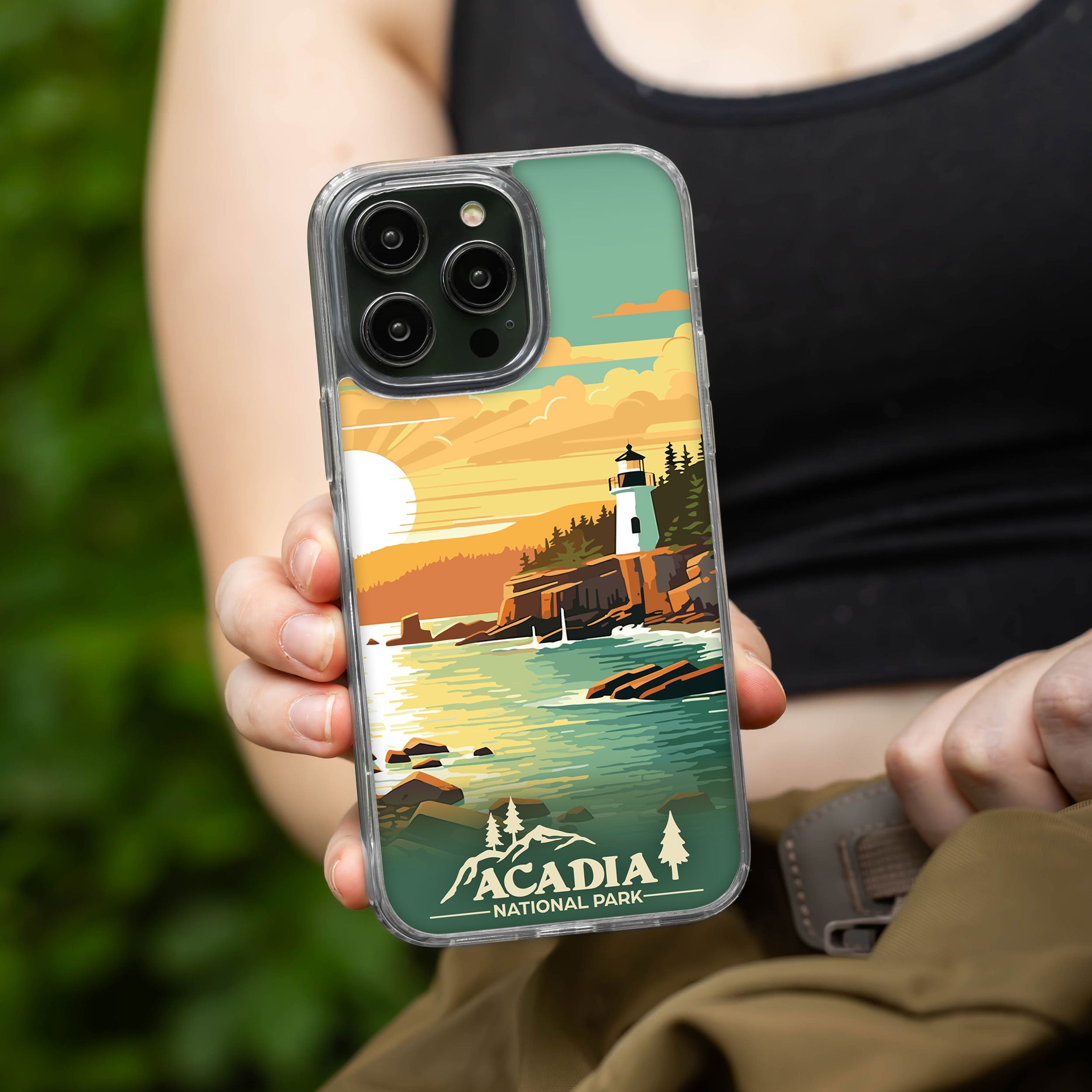 National Parks Acadia HD Apple iPhone 13 Series Mag-Safe Phone Case