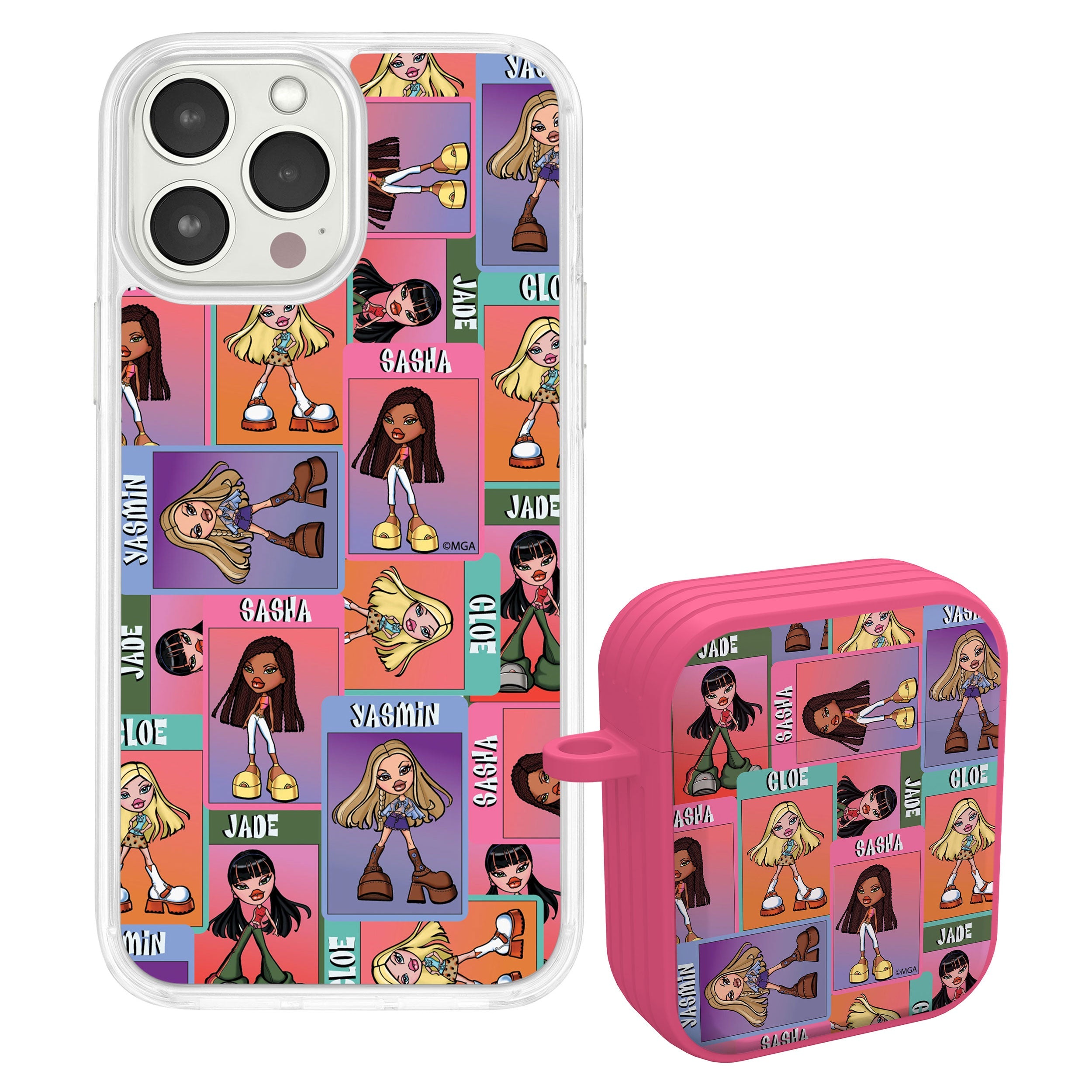 Bratz® Classic HD Apple iPhone 14 Mag-Safe Phone Case and AirPods Gen 1 & 2 Combo Package