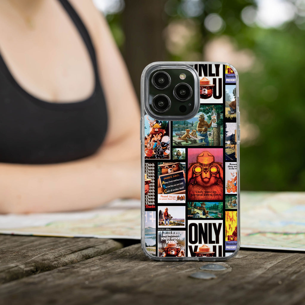 Smokey Bear Classic HD Apple iPhone 15 Series Mag-Safe Phone Case