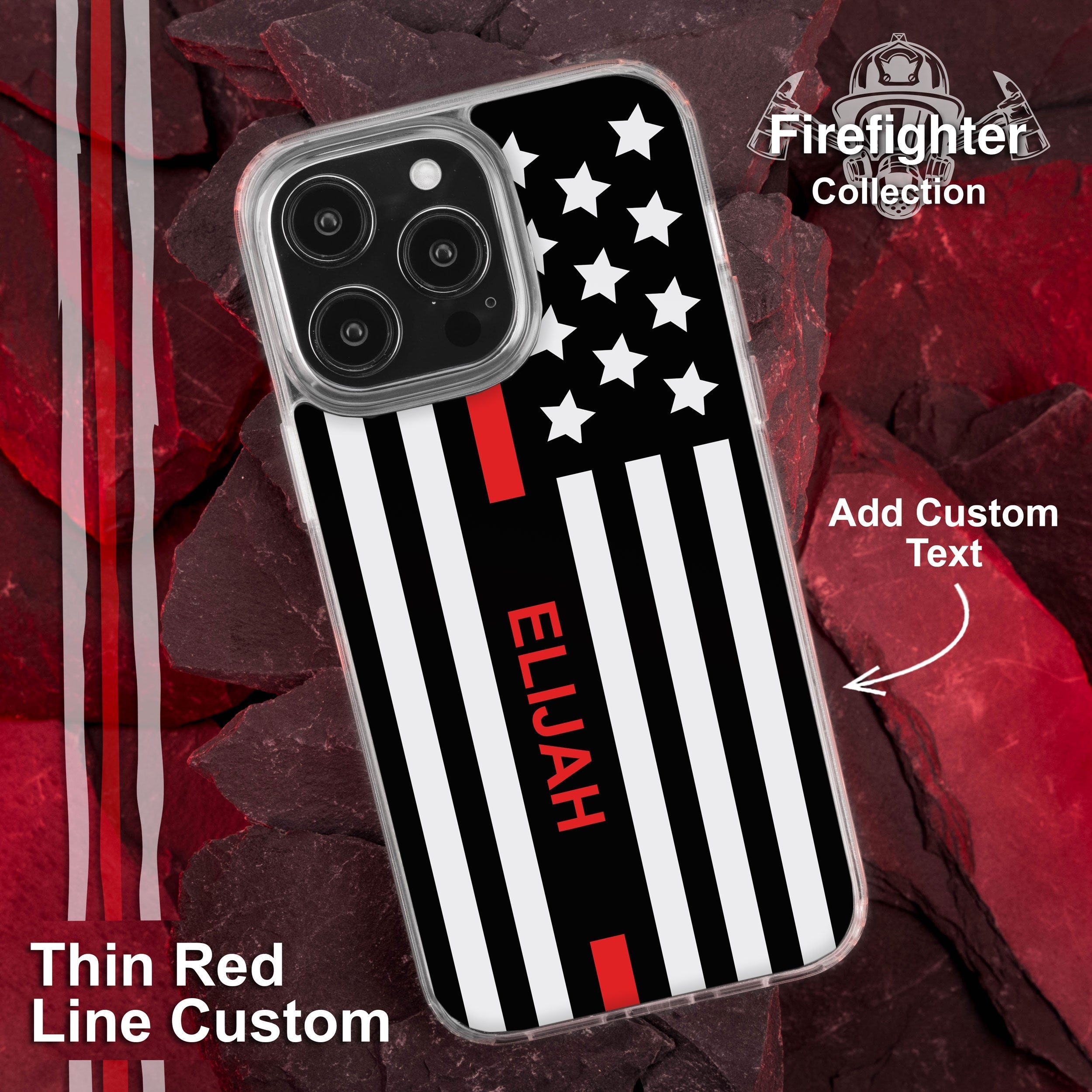 Firefighter HD Apple iPhone 14 Mag-Safe Phone Case