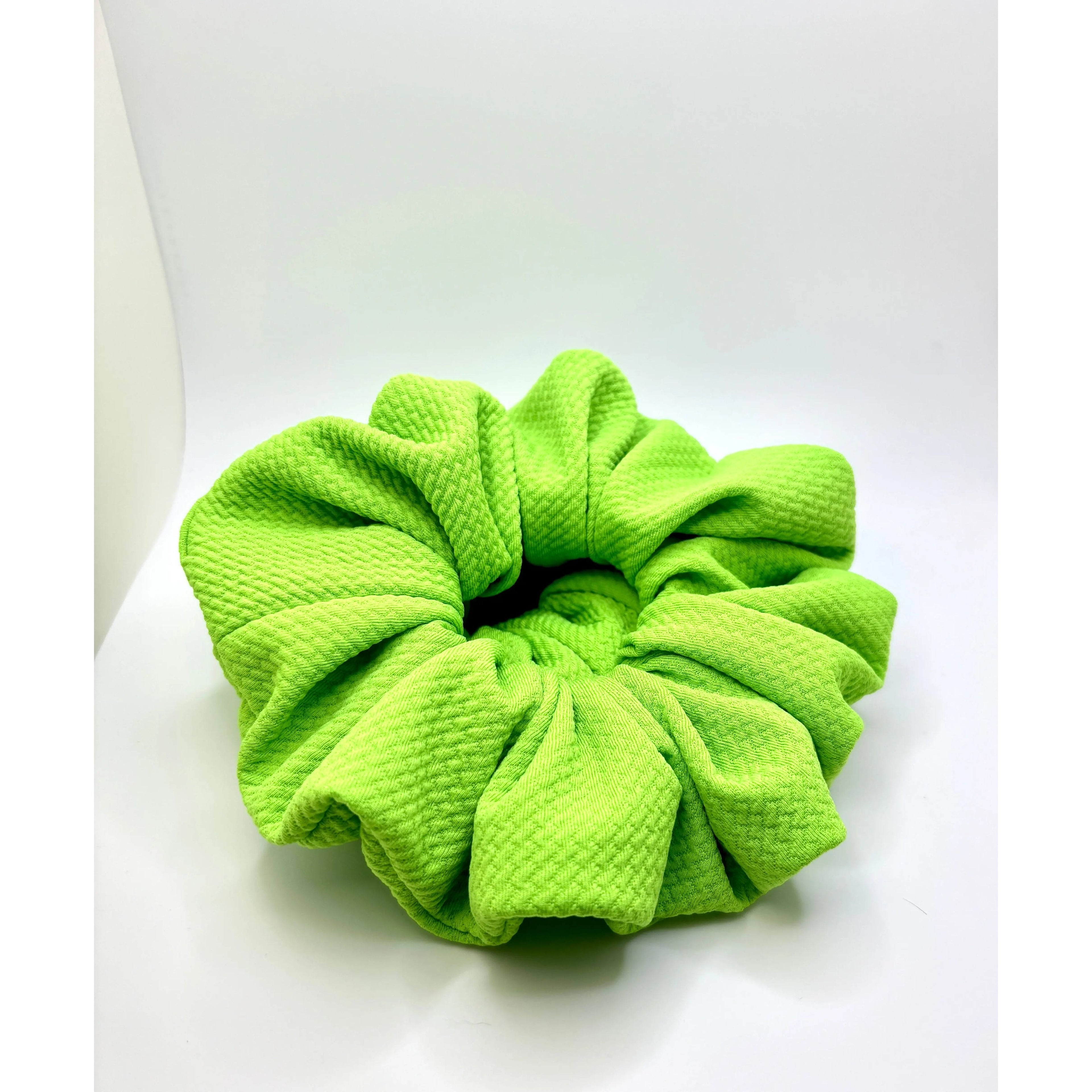 Light Green Summer Bullet Scrunchie