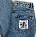 Turn up the BASS Embroidered Iron on Rave Patches