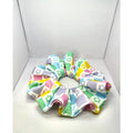 Floral Checkered Spring Bullet Scrunchie