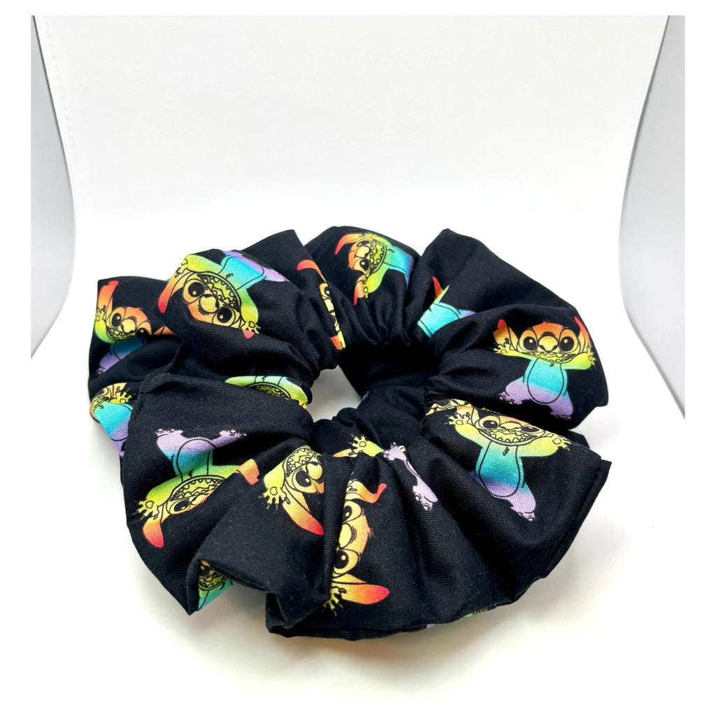 Rainbow Stitch Scrunchie