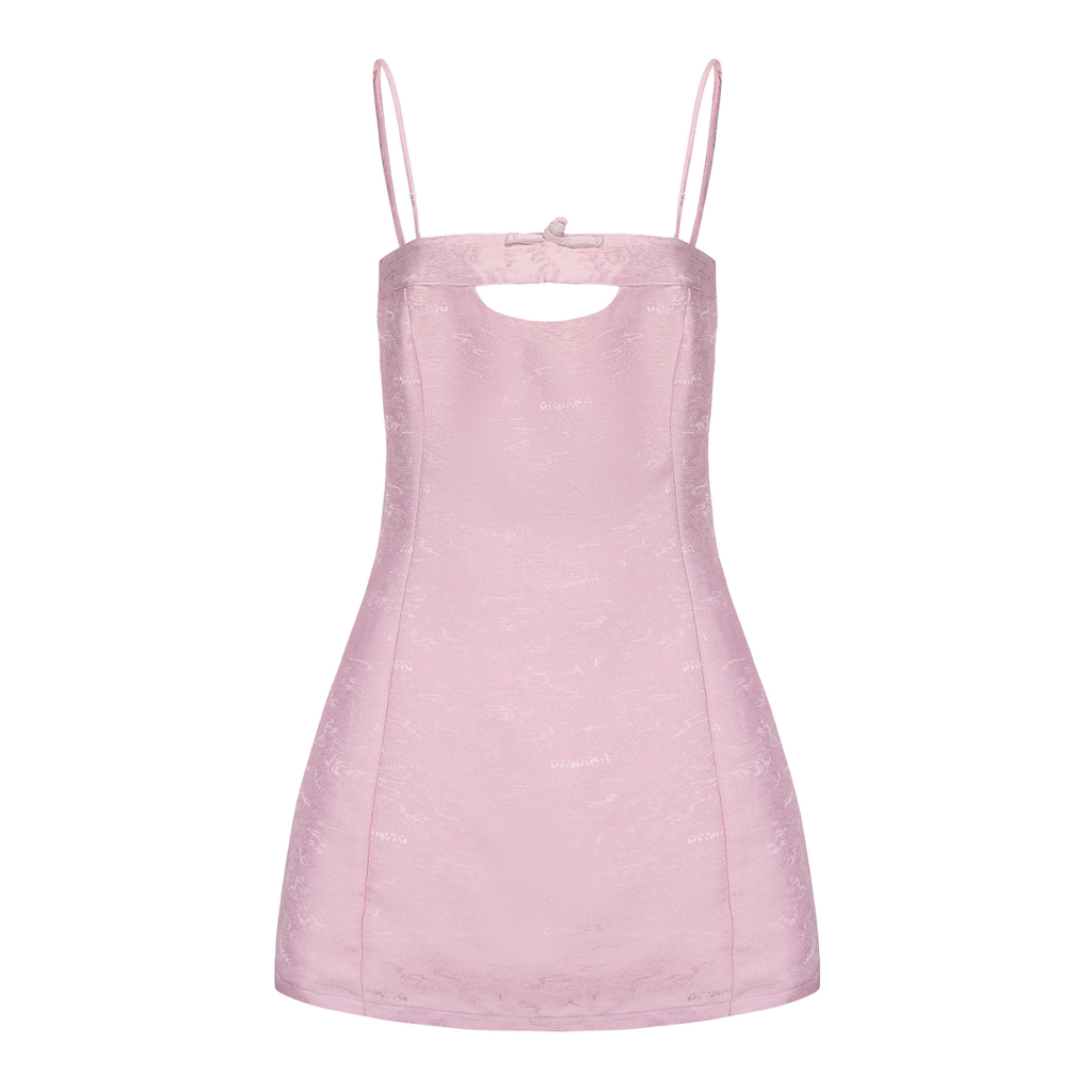 Fen Brocade Mini Dress