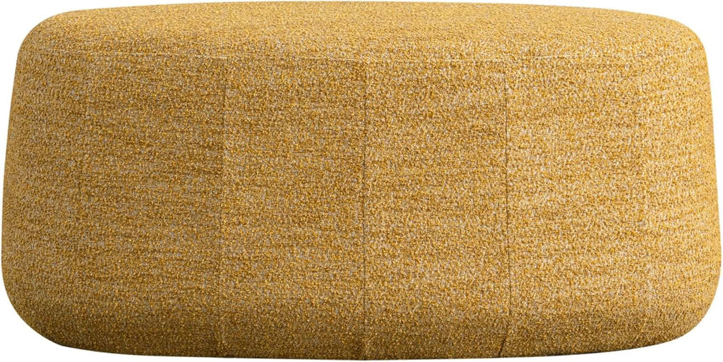 40-Inch Oval Upholstered Ottoman For Modern Living
