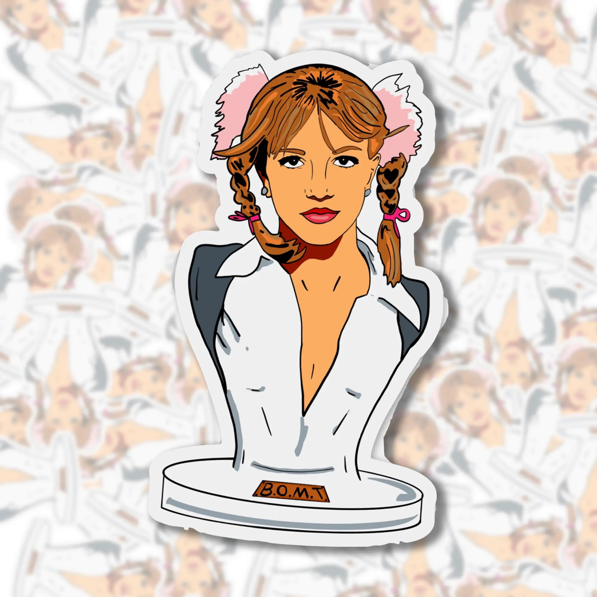 Britney Bust Sticker (Clearance)