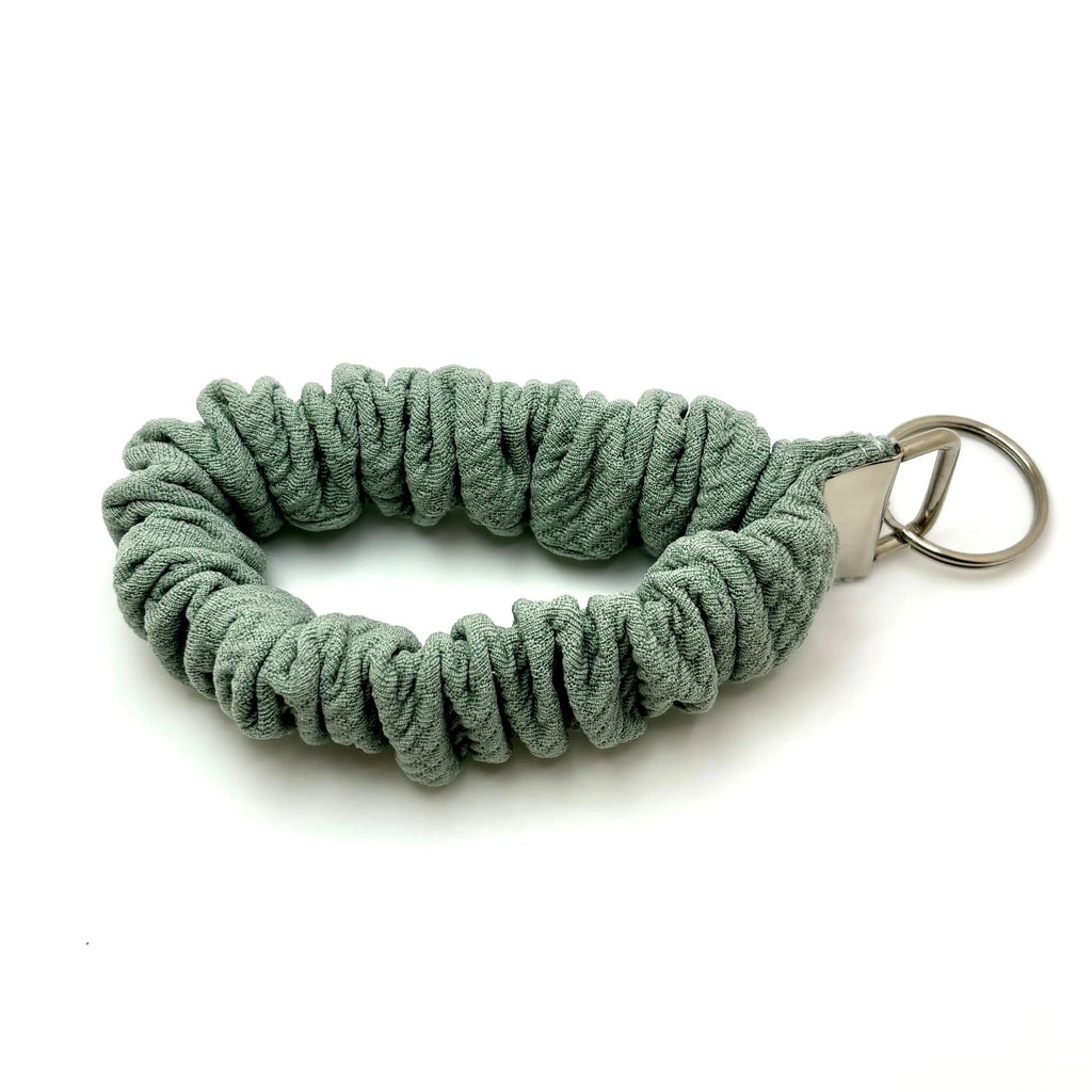 Sage Bullet Scrunchie Wristlet