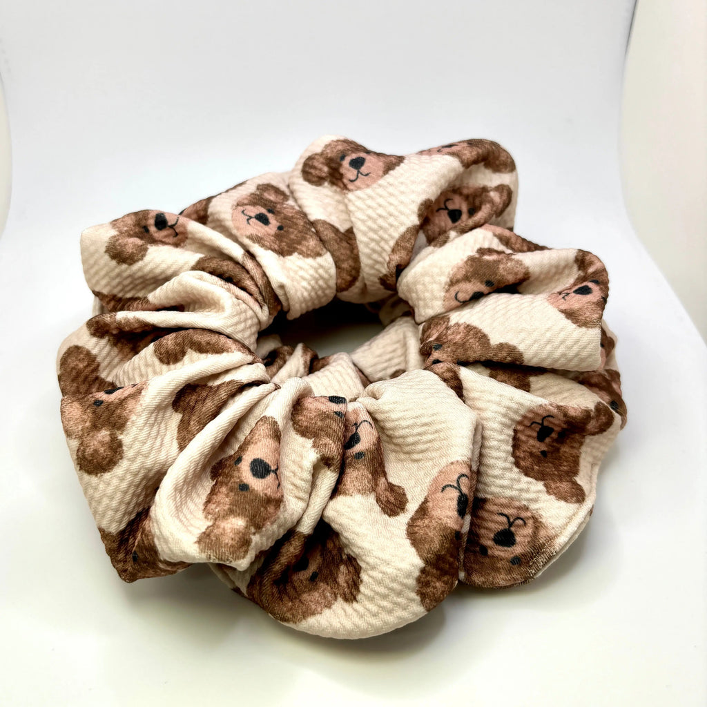 Teddy Bear Bullet Scrunchie