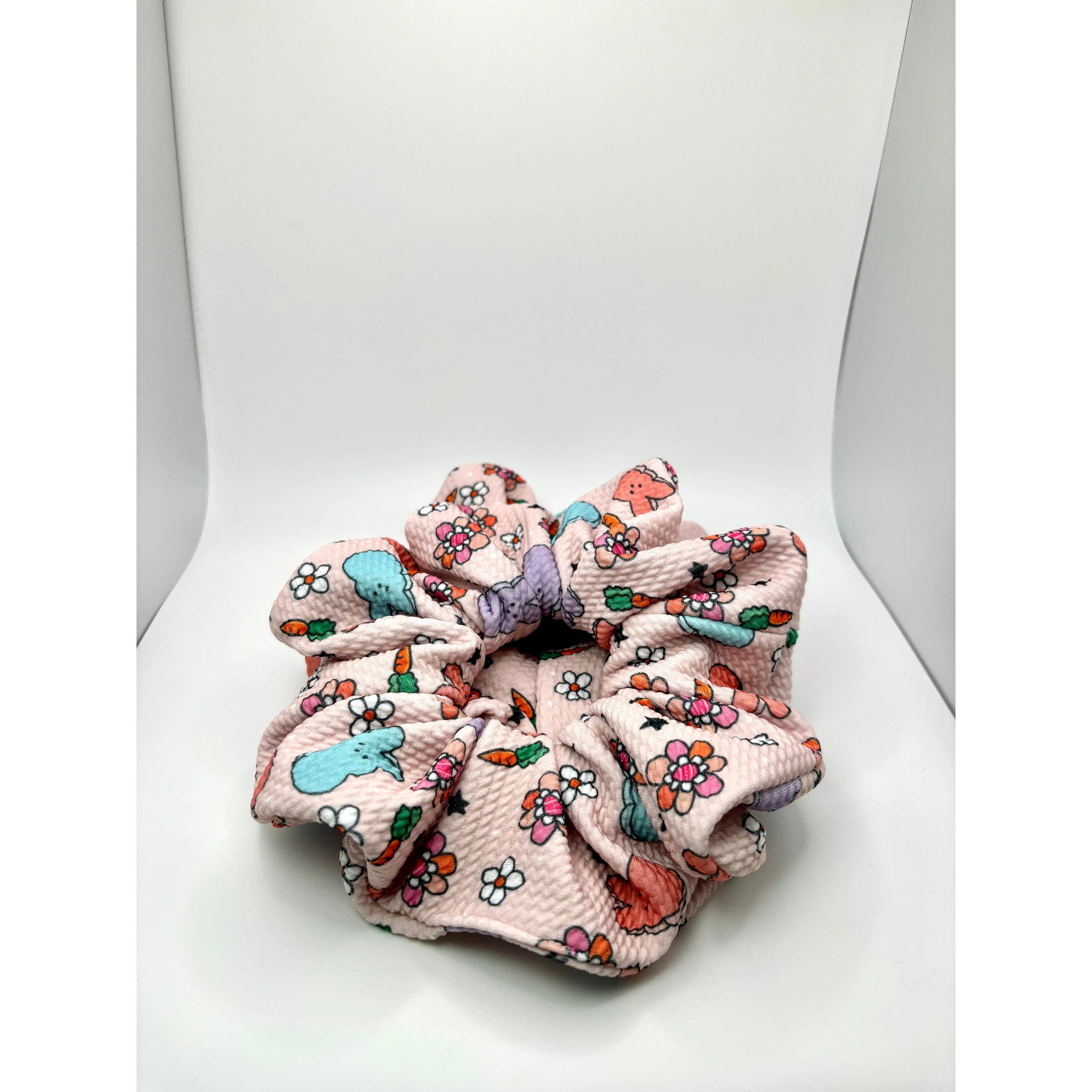 Peep & Floral Spring Bullet Scrunchie