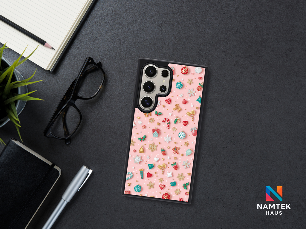 Candy Lane Christmas Aesthetic Pink Holiday Phone Case