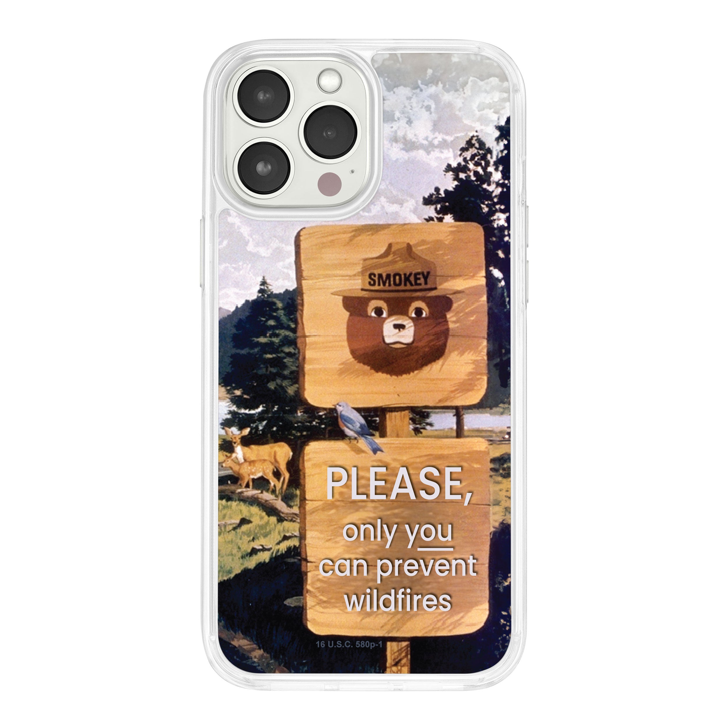 Smokey Bear Classic HD Apple iPhone 13 Series Mag-Safe Phone Case