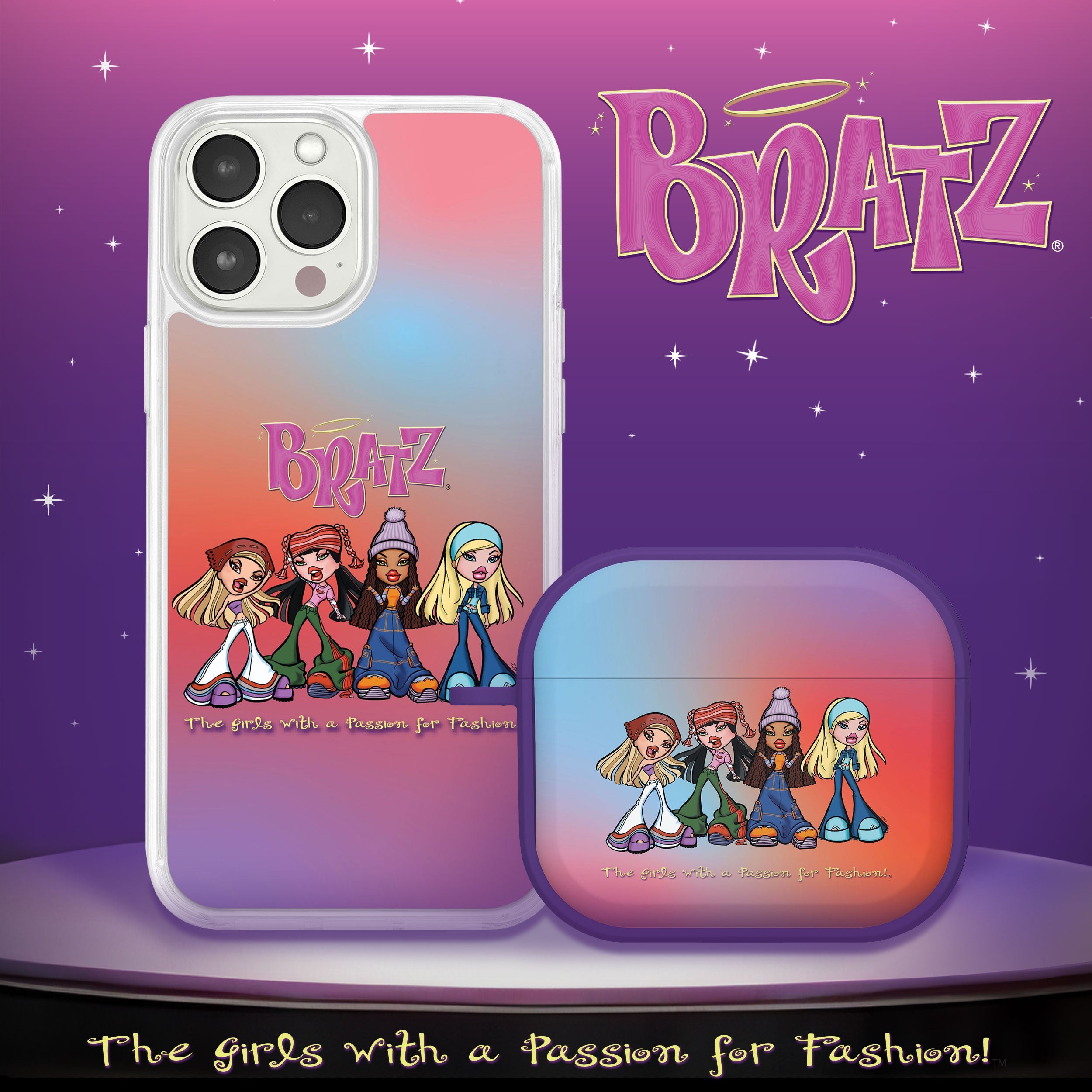 Bratz® Classic HD Apple iPhone 15 Mag-Safe Phone Case and AirPods Gen 3 Combo Package