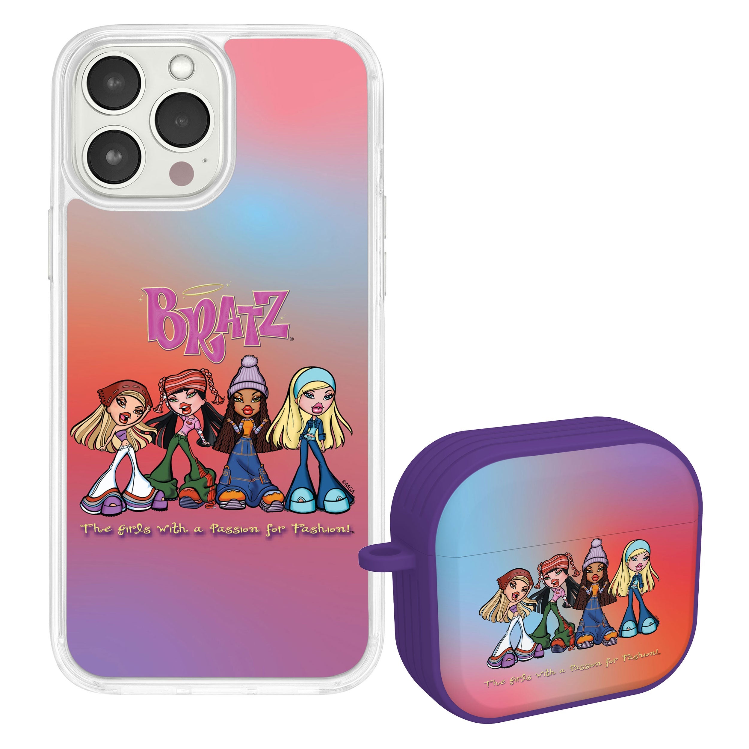 Bratz® Classic HD Apple iPhone 14 Mag-Safe Phone Case and AirPods Gen 3 Combo Package