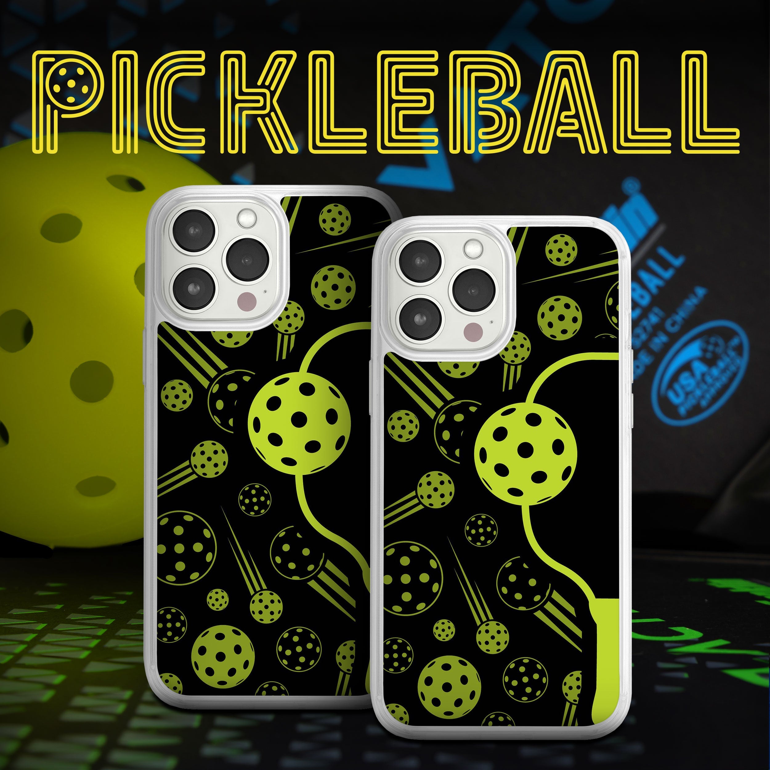 Pickleball HD Apple iPhone 13 Series Mag-Safe Phone Case