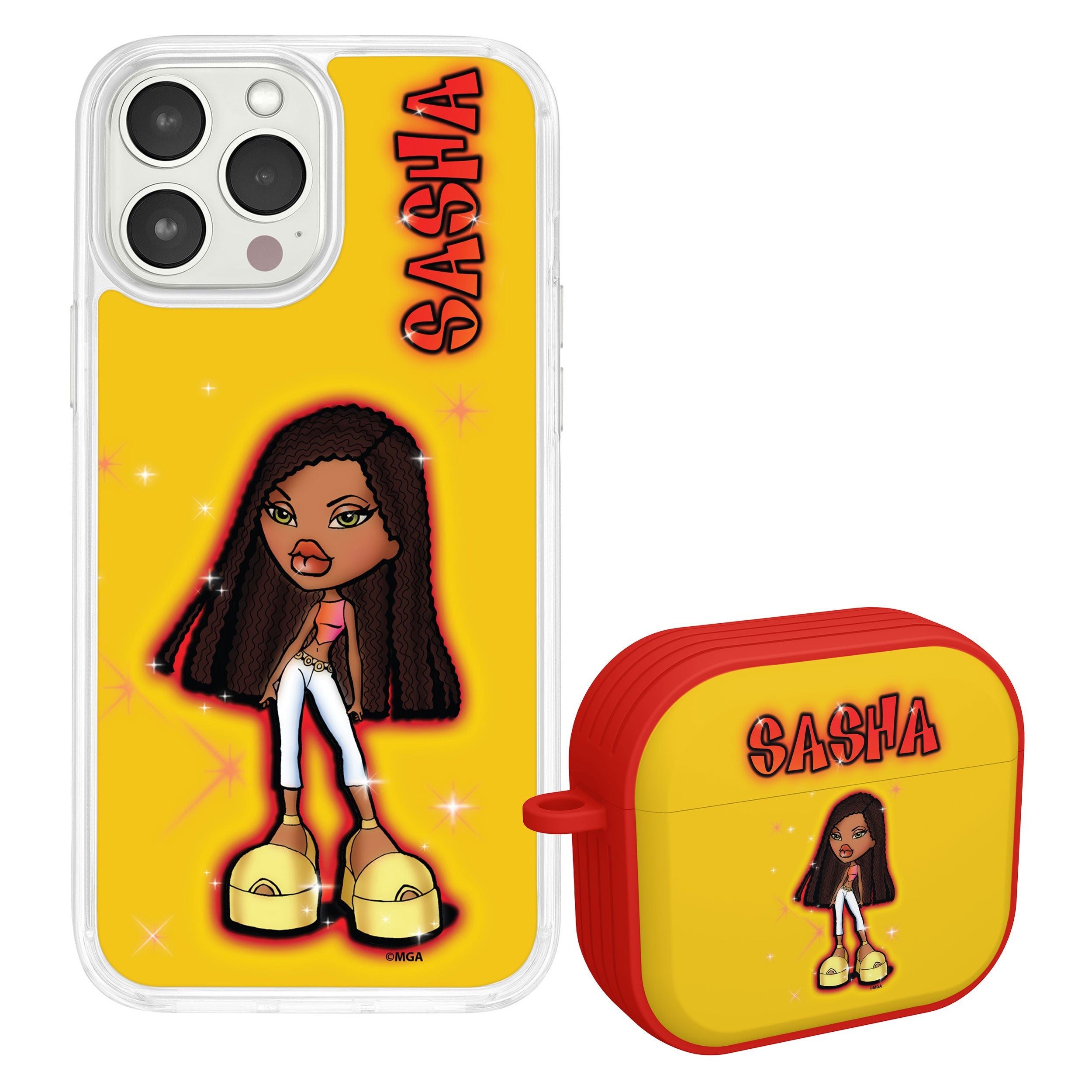 Bratz® Passion For Fashion HD Apple iPhone 14 Mag-Safe Phone Case and AirPods Gen 3 Combo Package